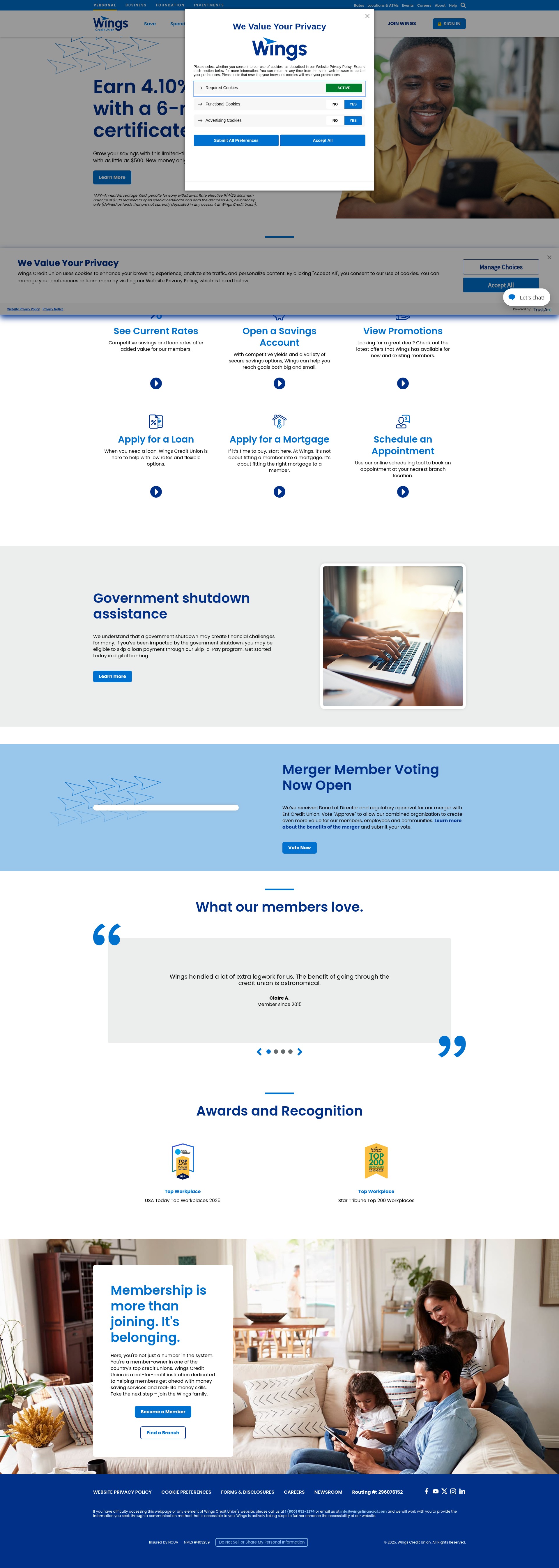 Landing Page