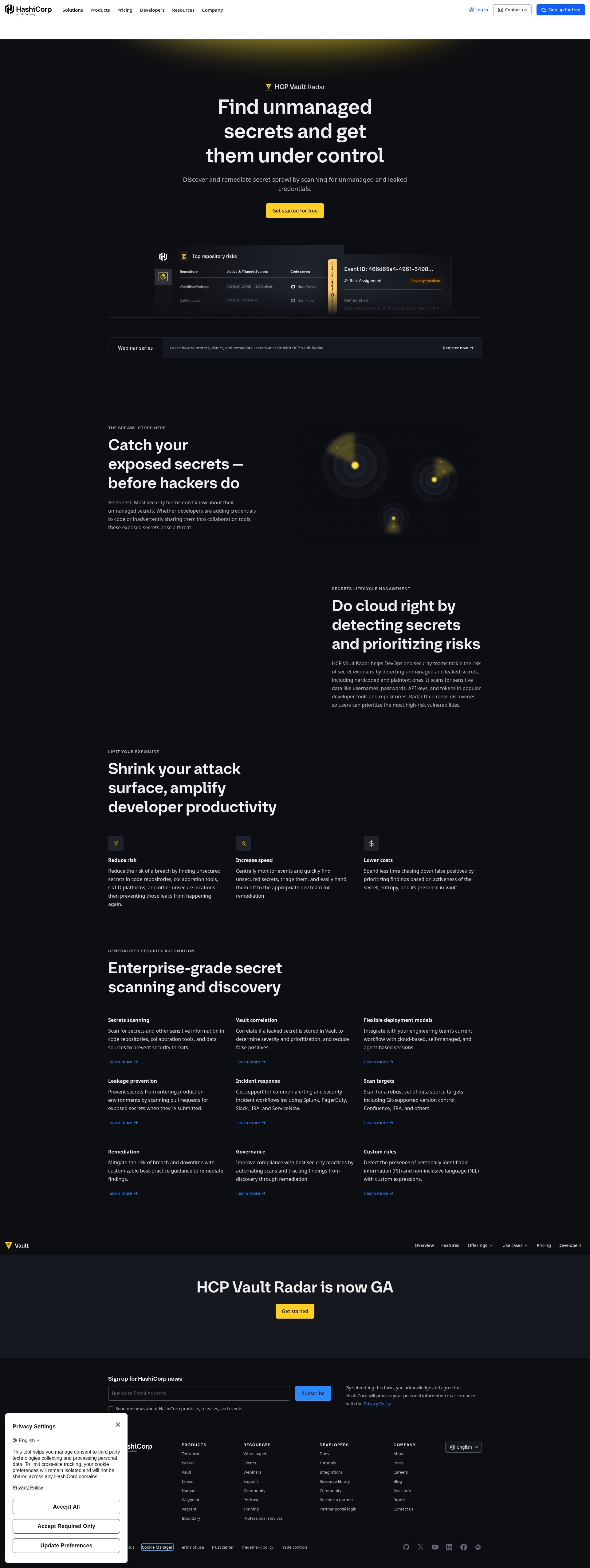Landing Page