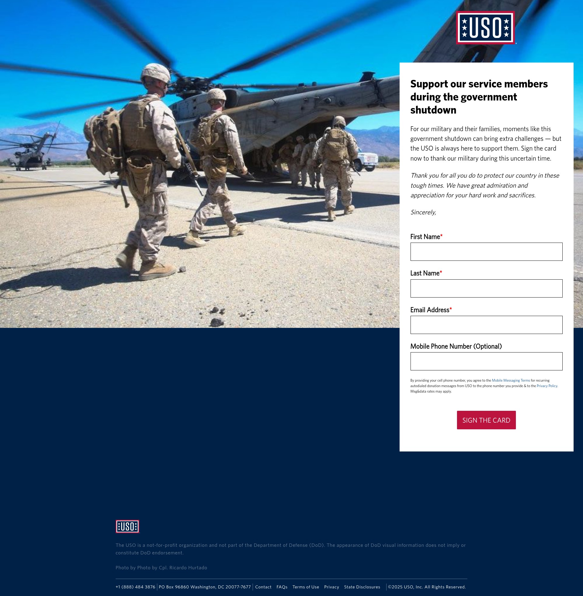 Landing Page