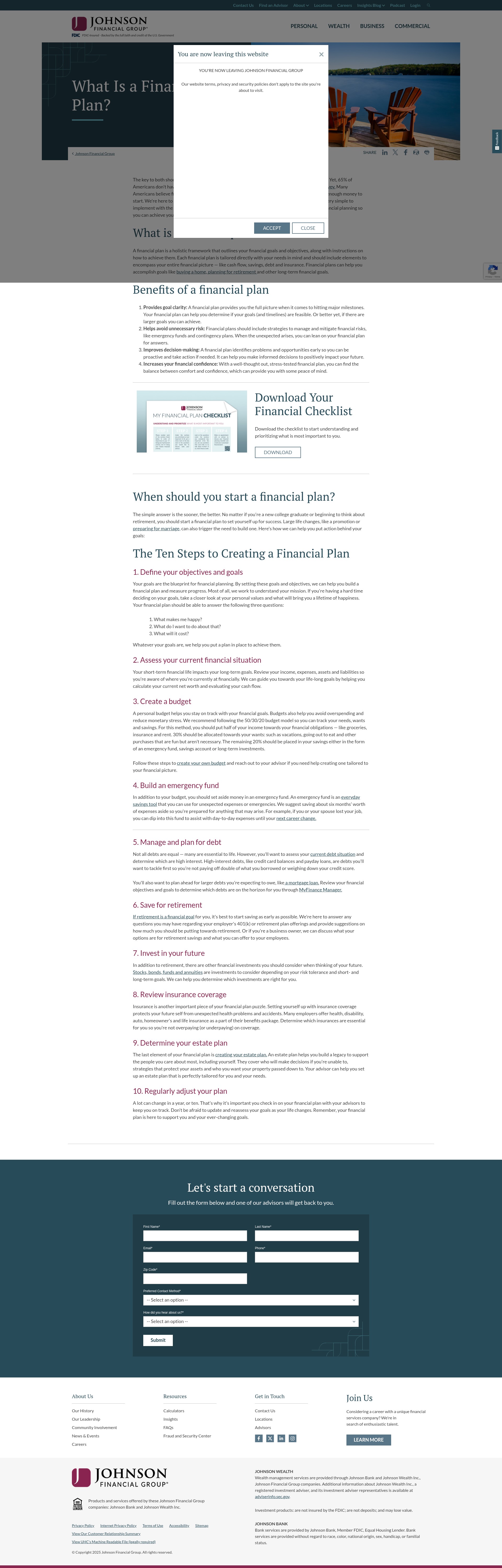 Landing Page