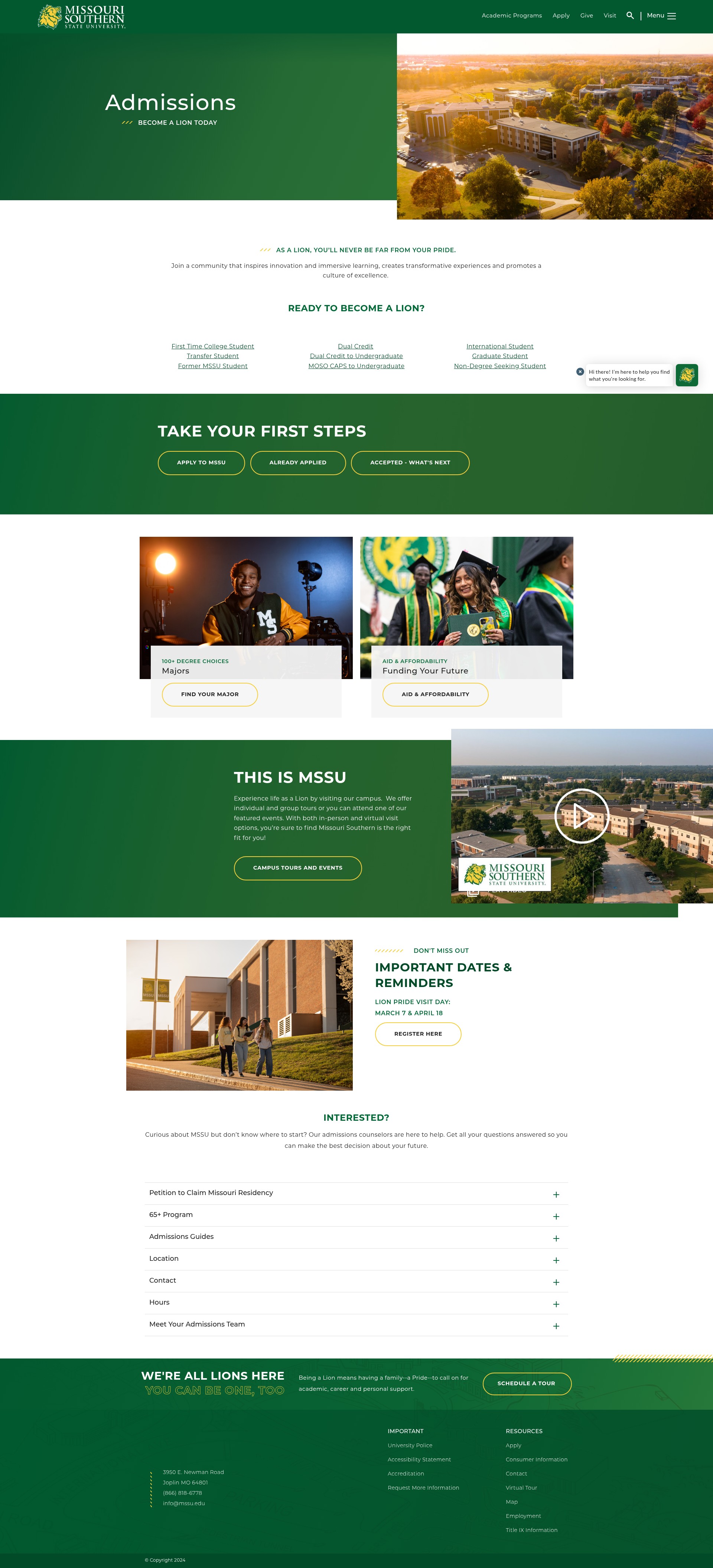 Landing Page