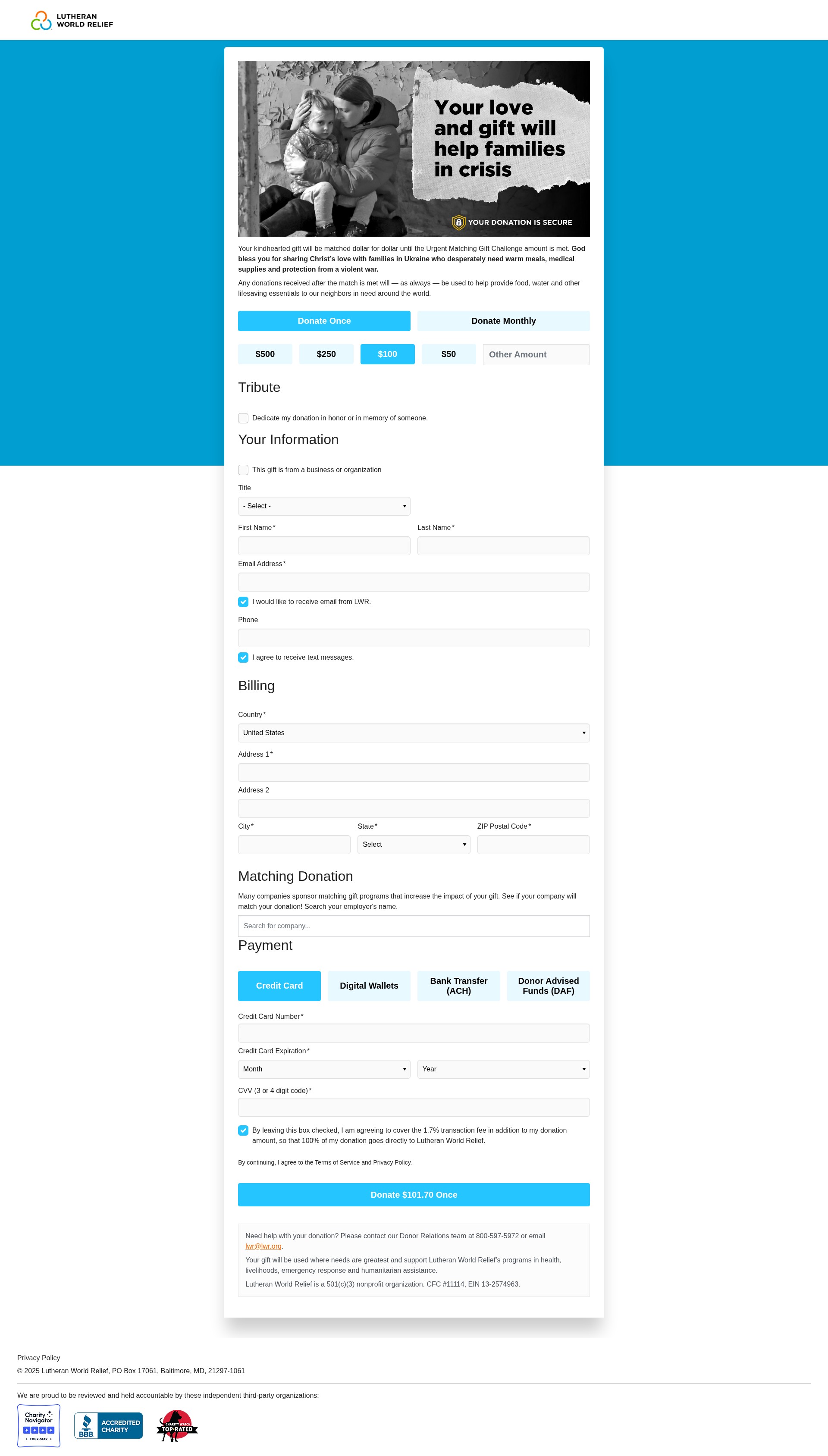 Landing Page