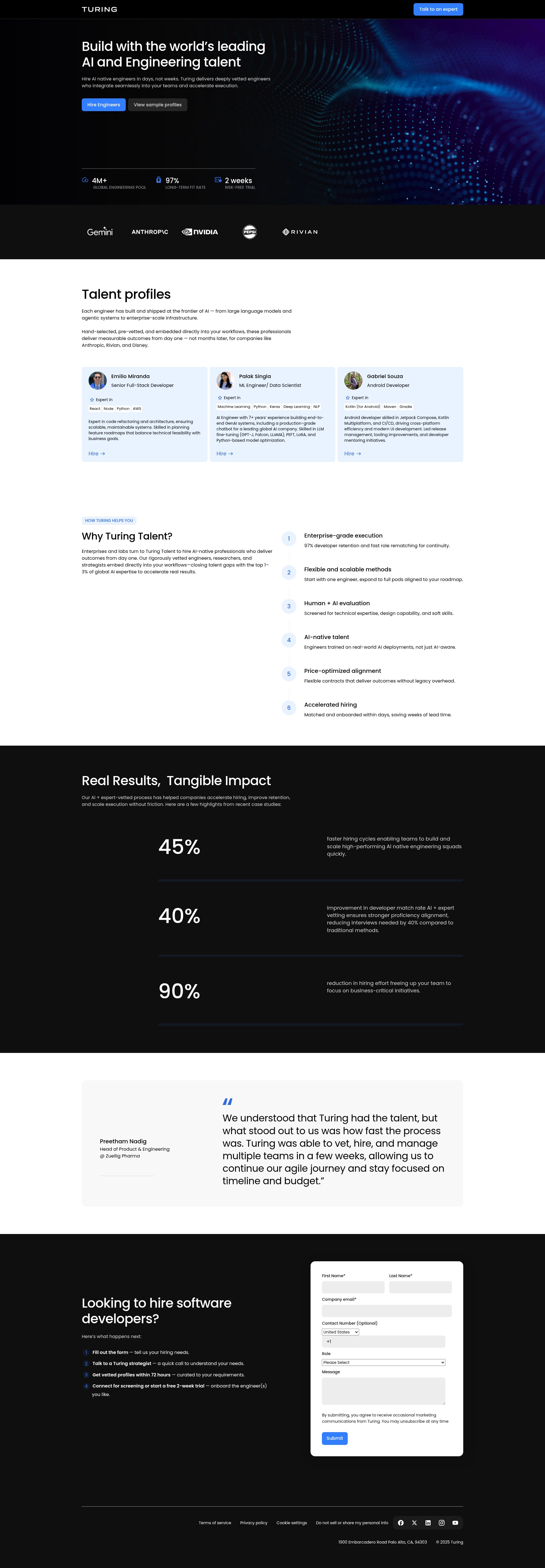 Landing Page