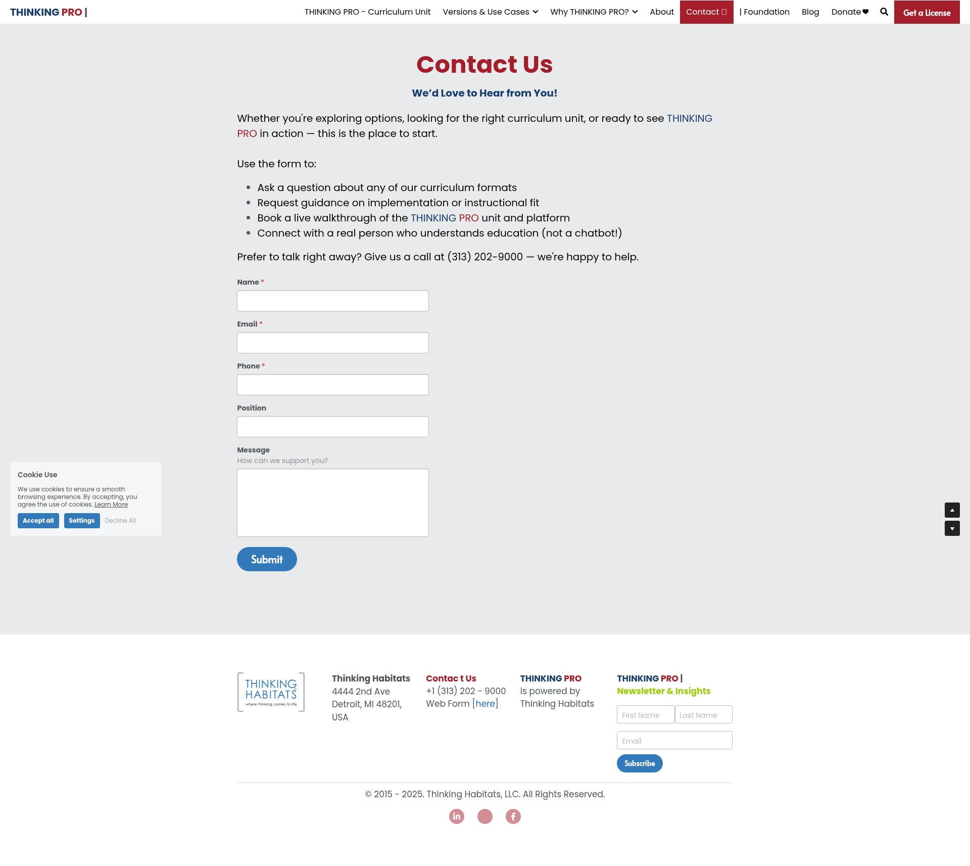 Landing Page