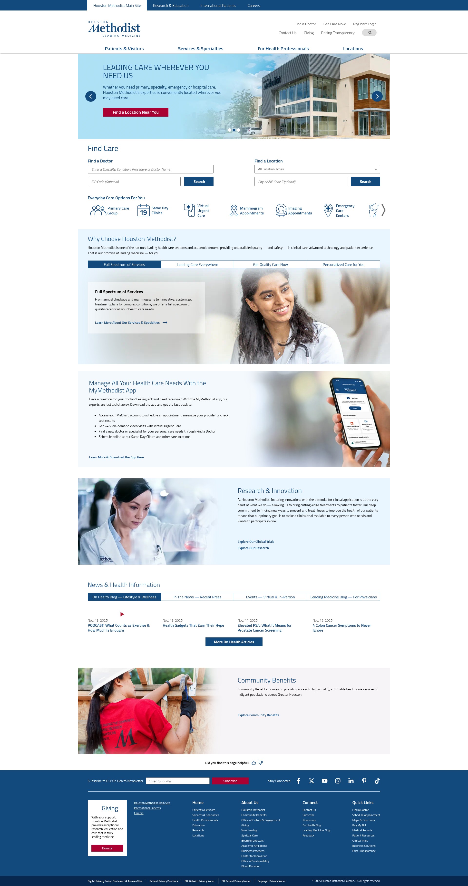 Landing Page