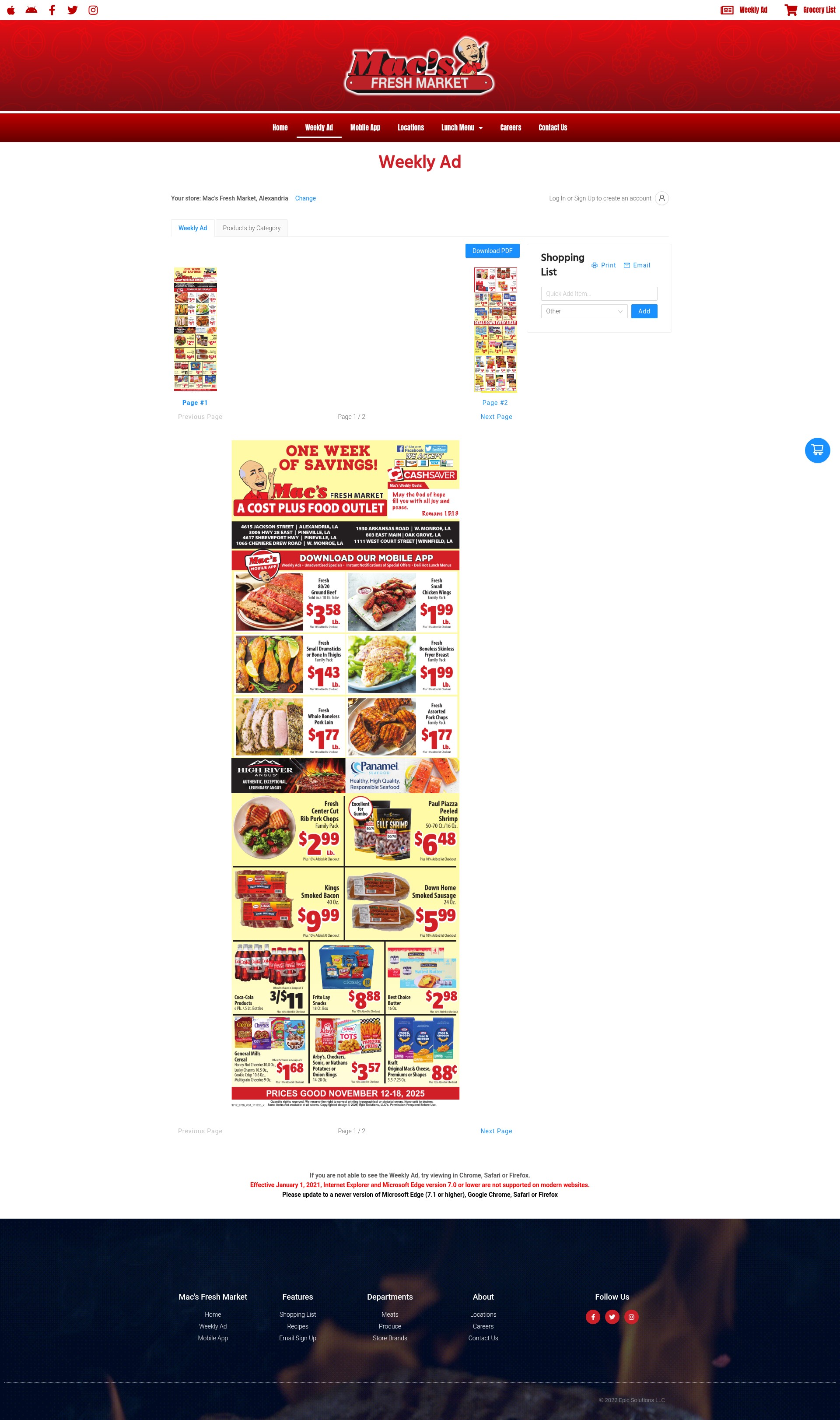 Landing Page