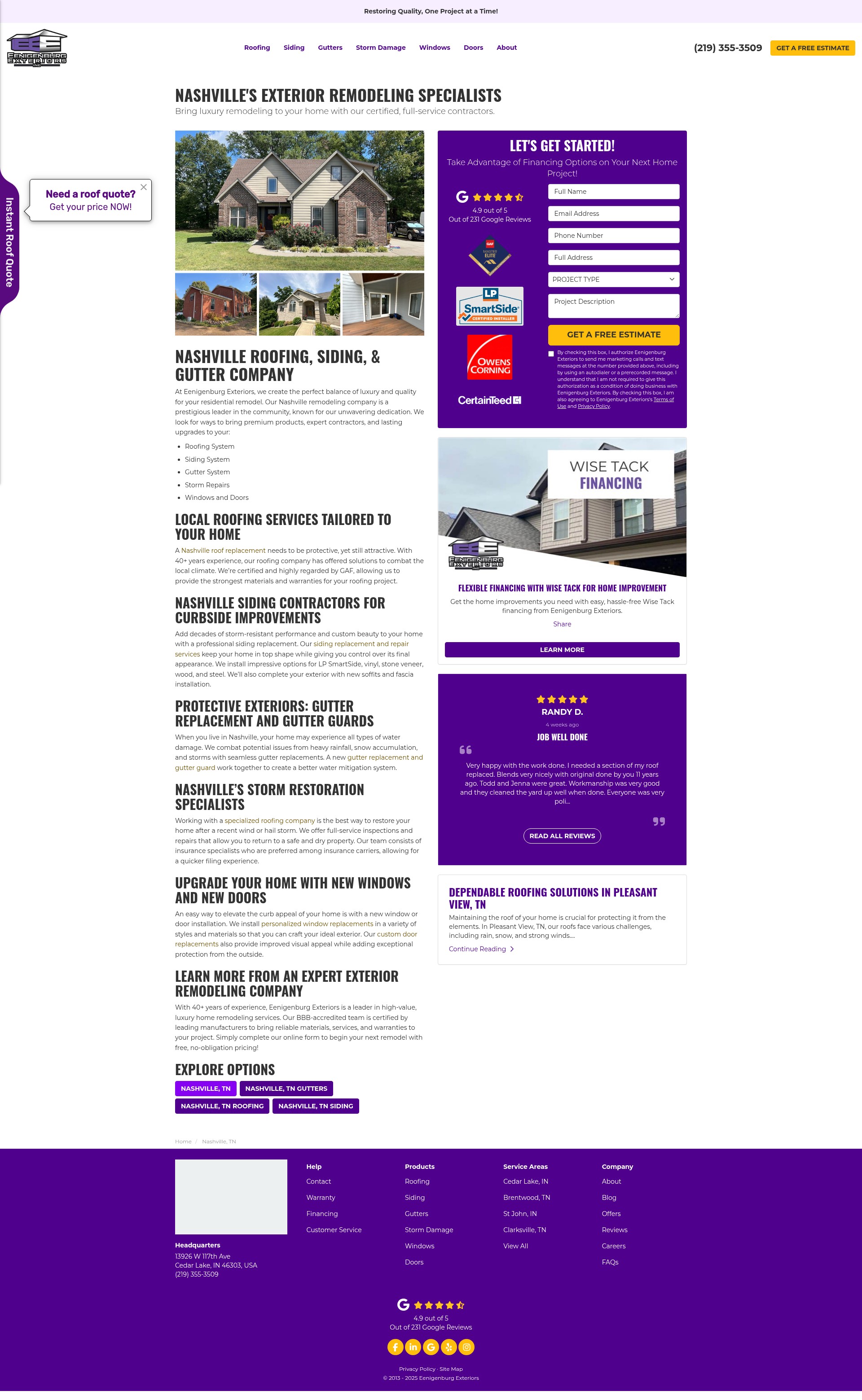 Landing Page