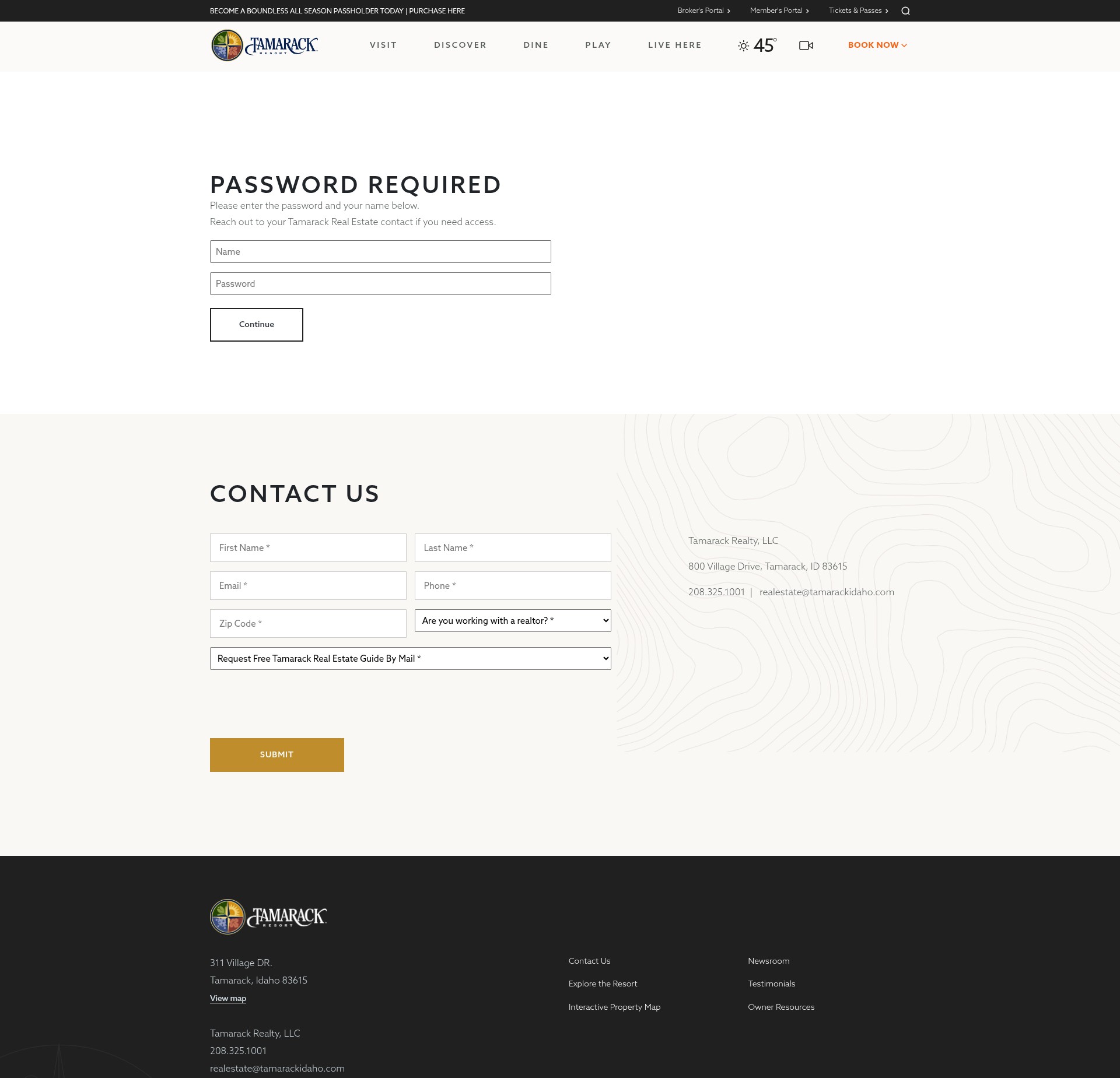 Landing Page