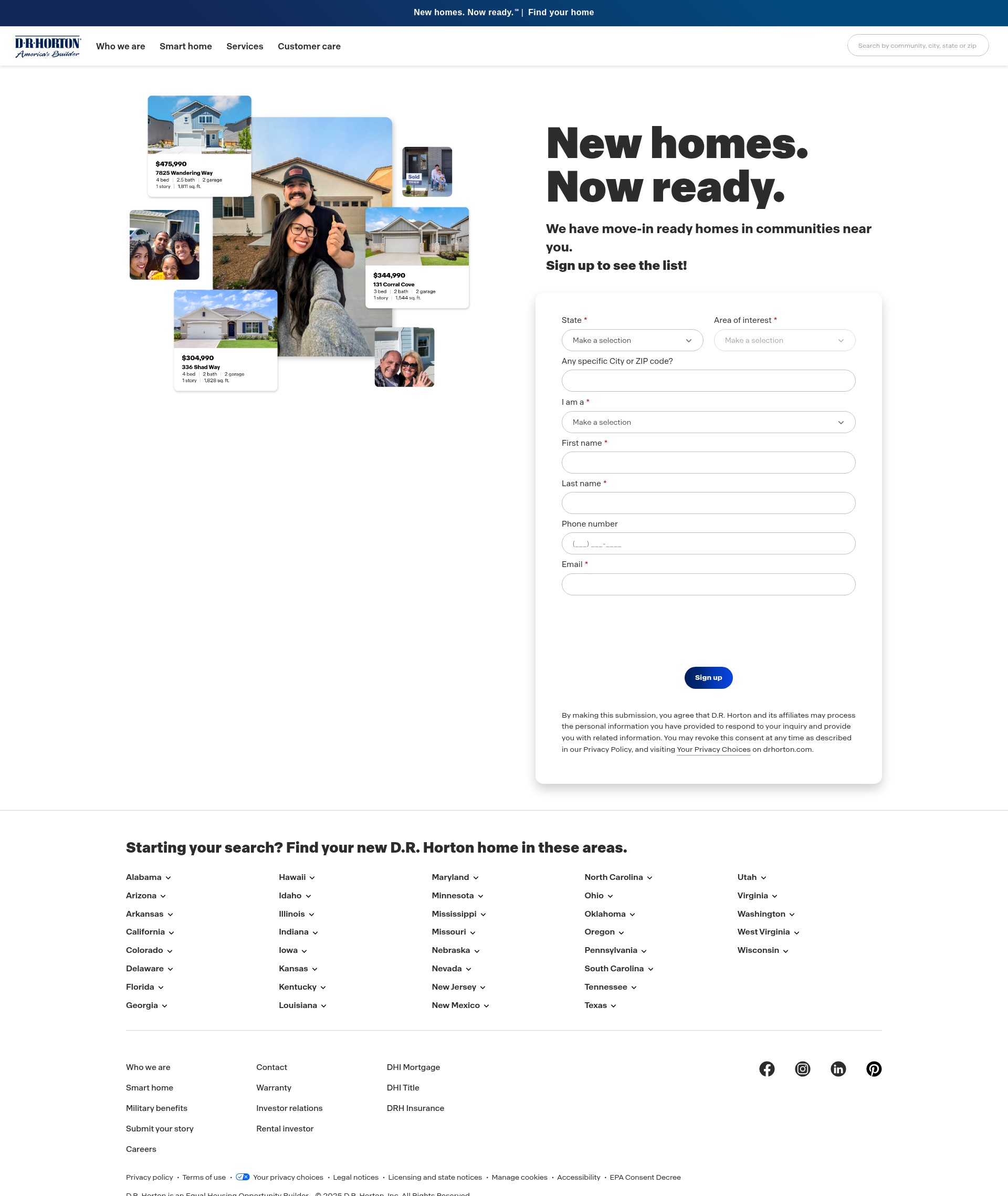 Landing Page