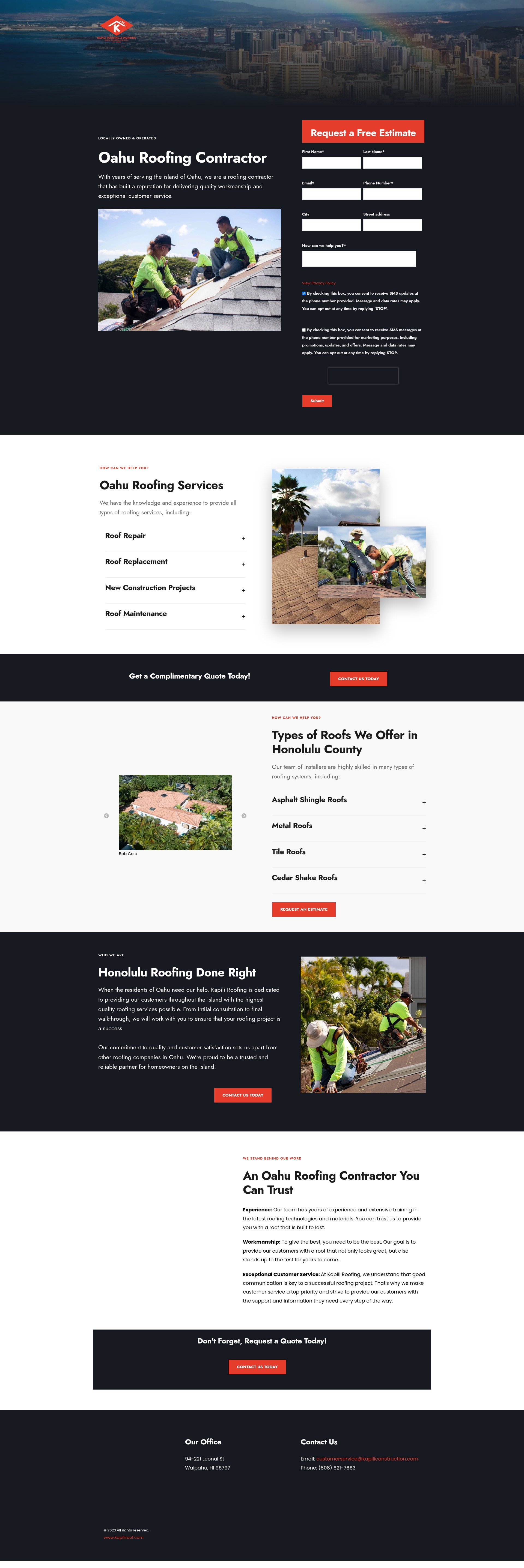 Landing Page
