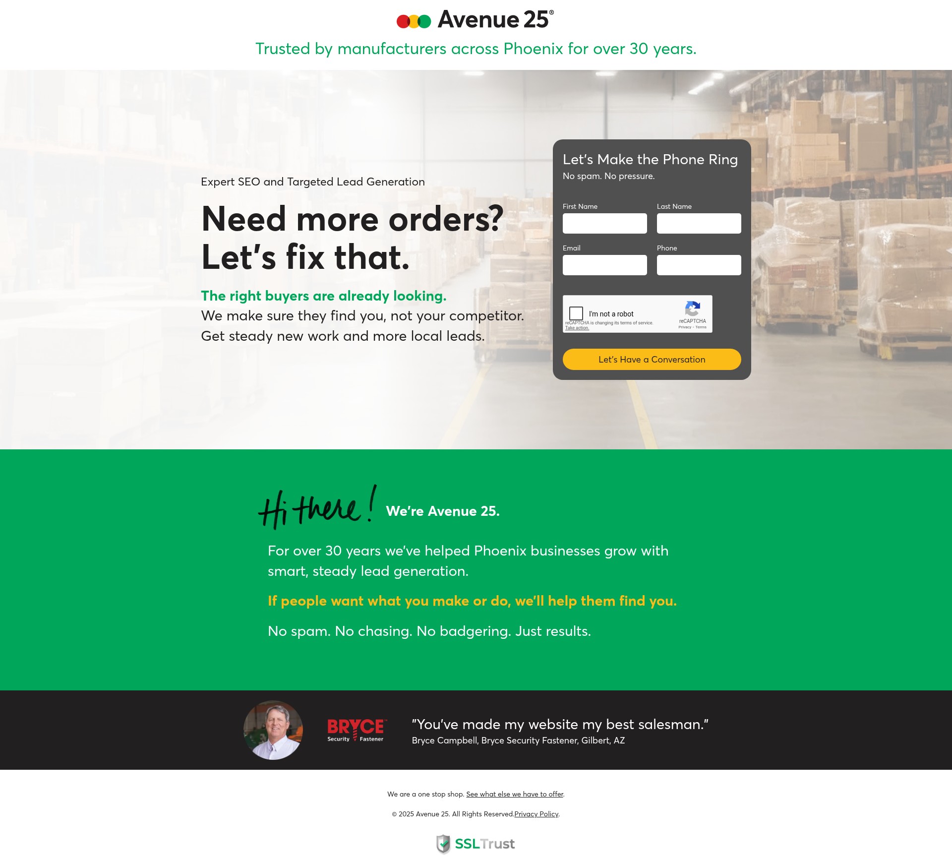 Landing Page