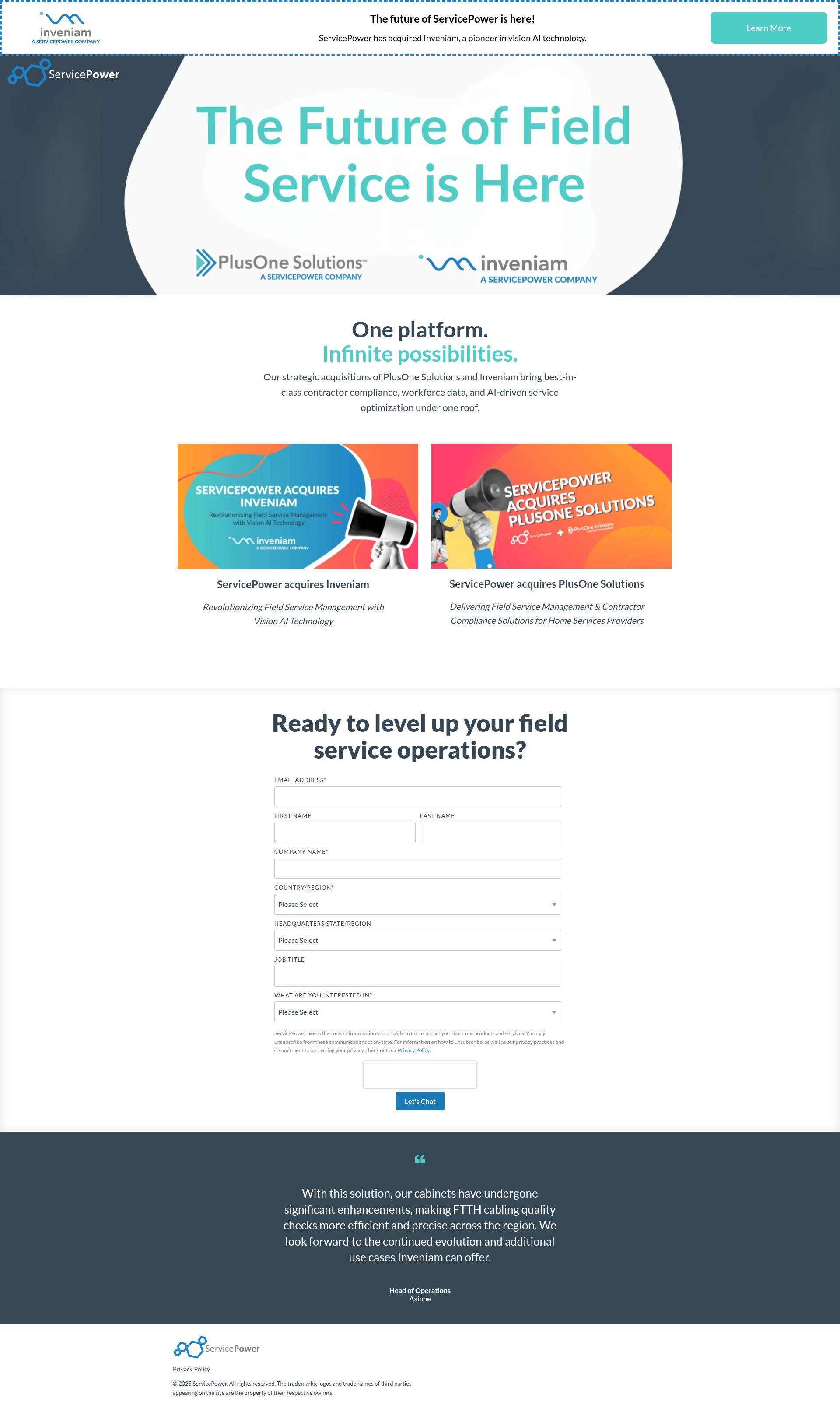 Landing Page