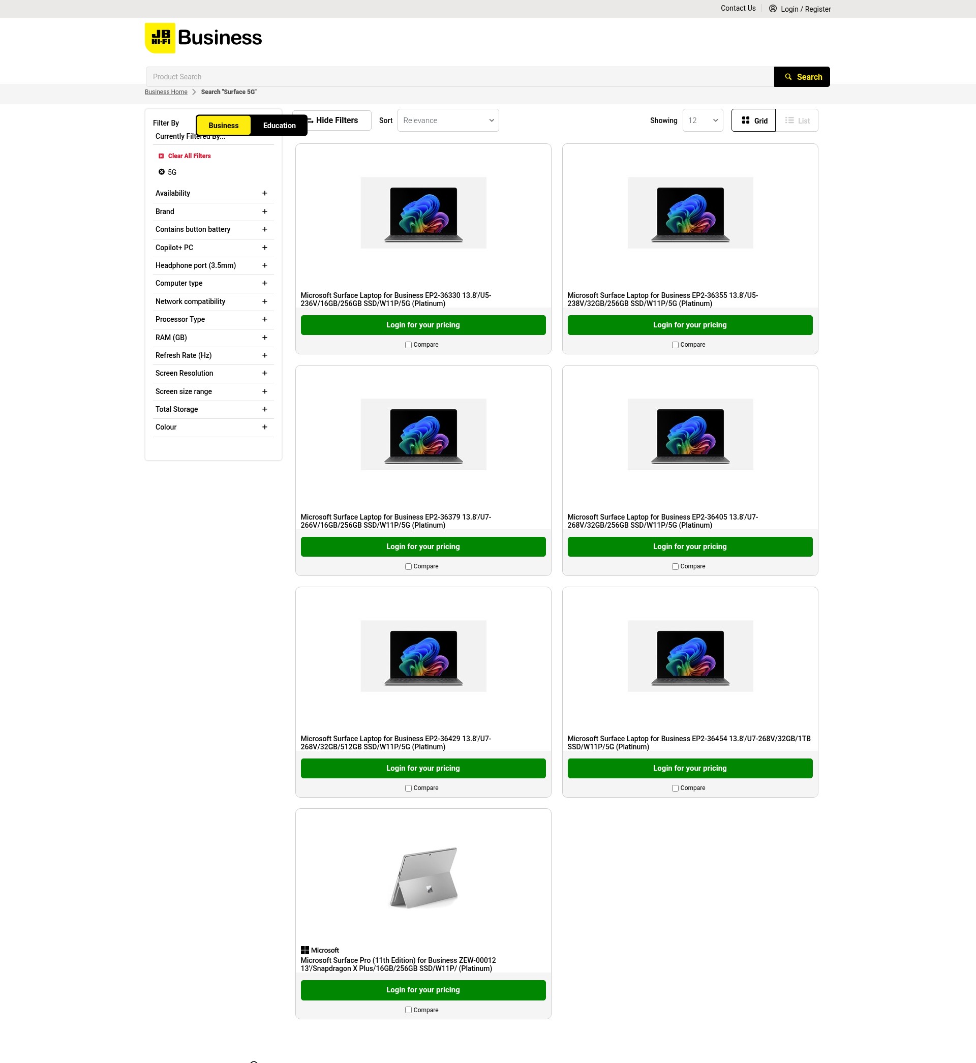 Landing Page