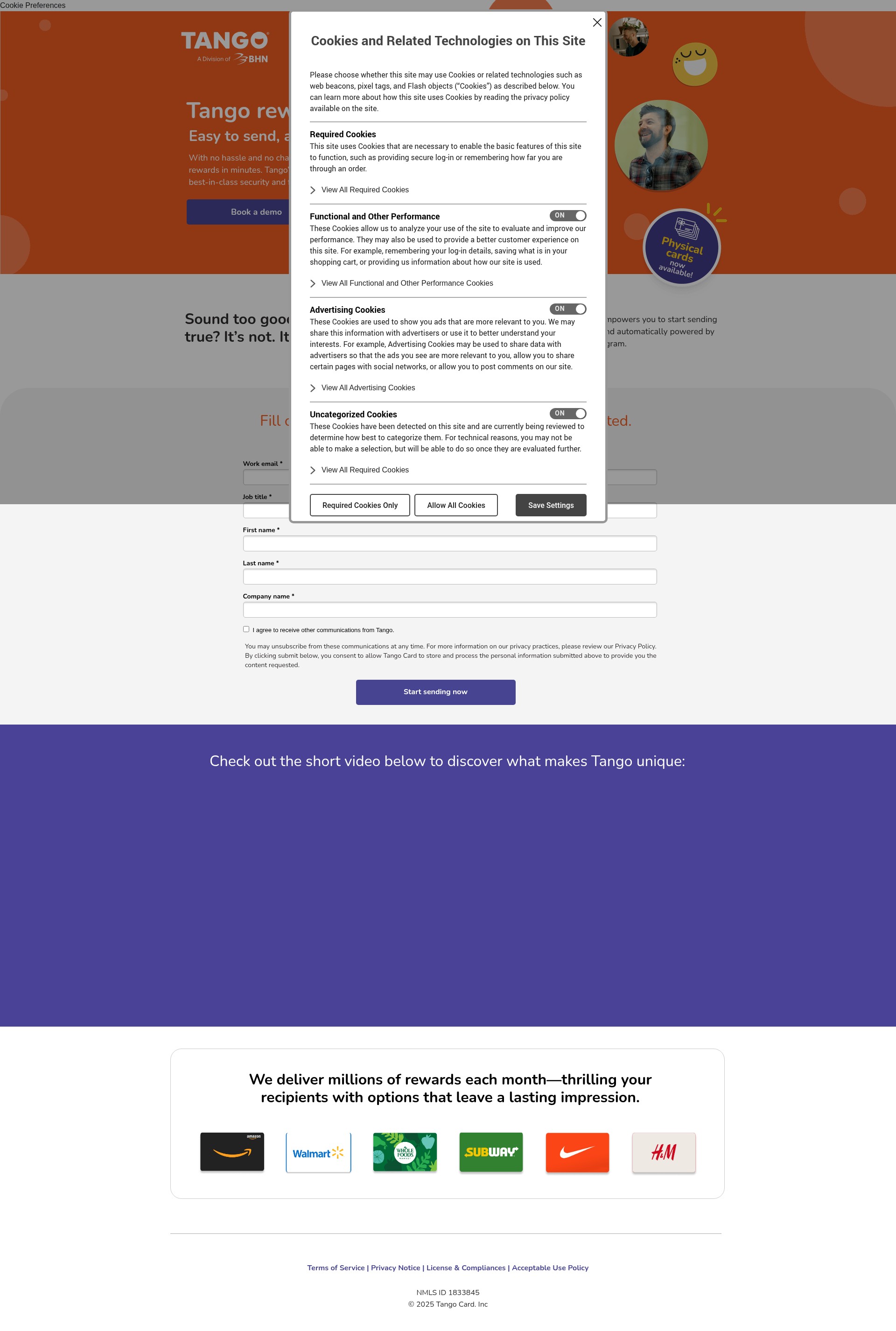 Landing Page