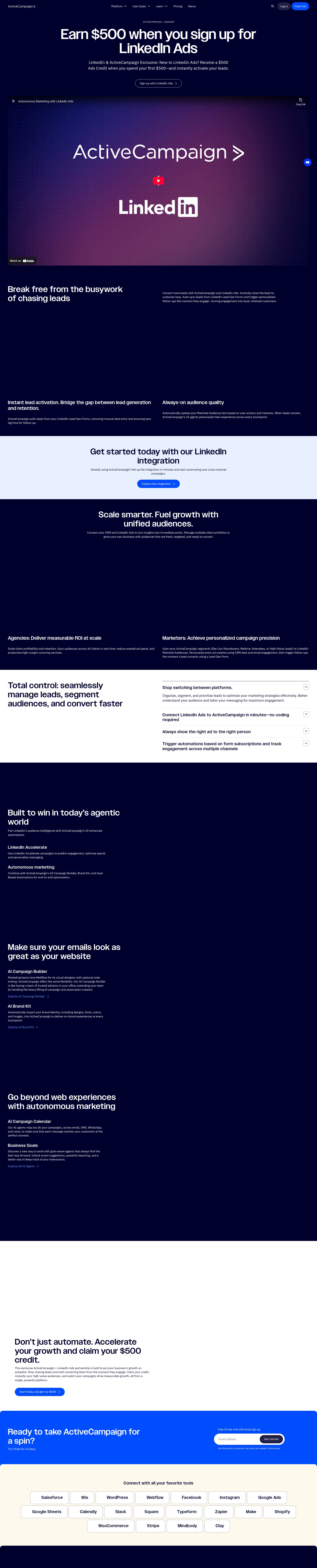 Landing Page