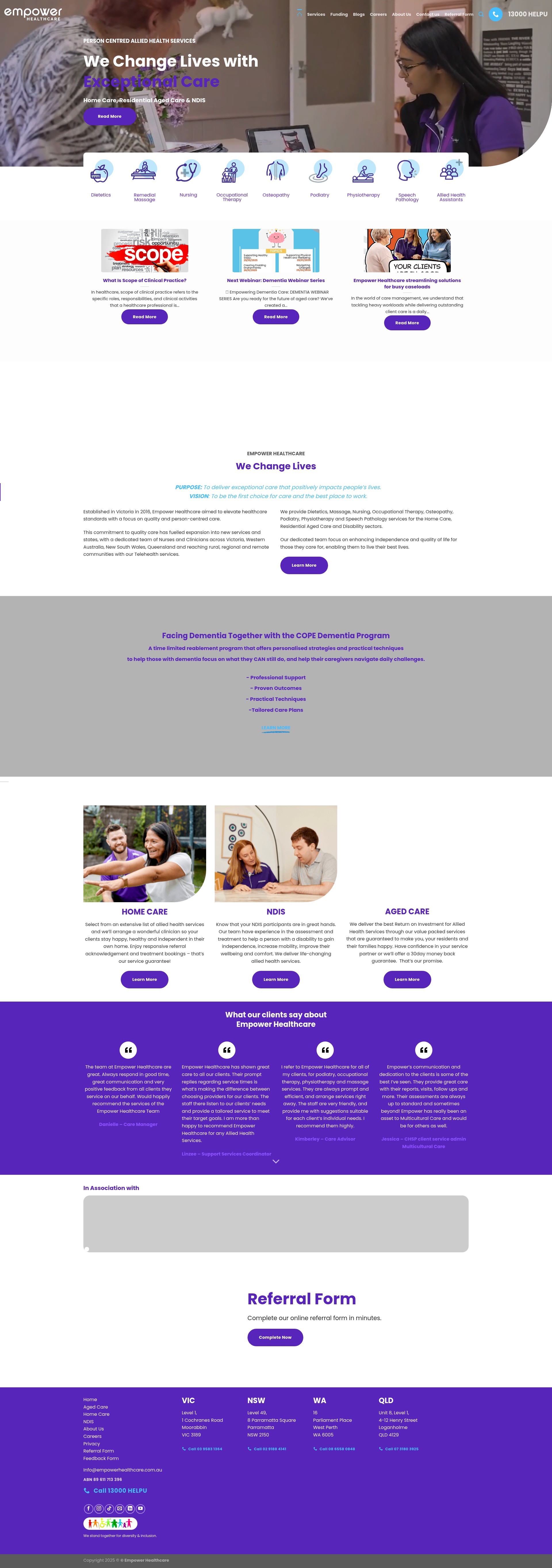 Landing Page
