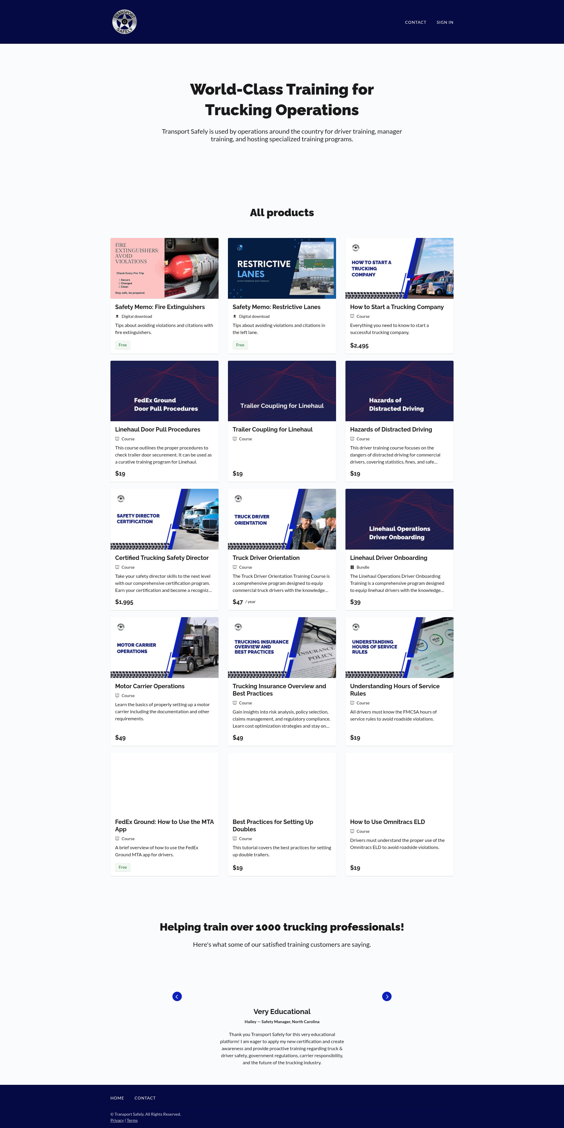 Landing Page