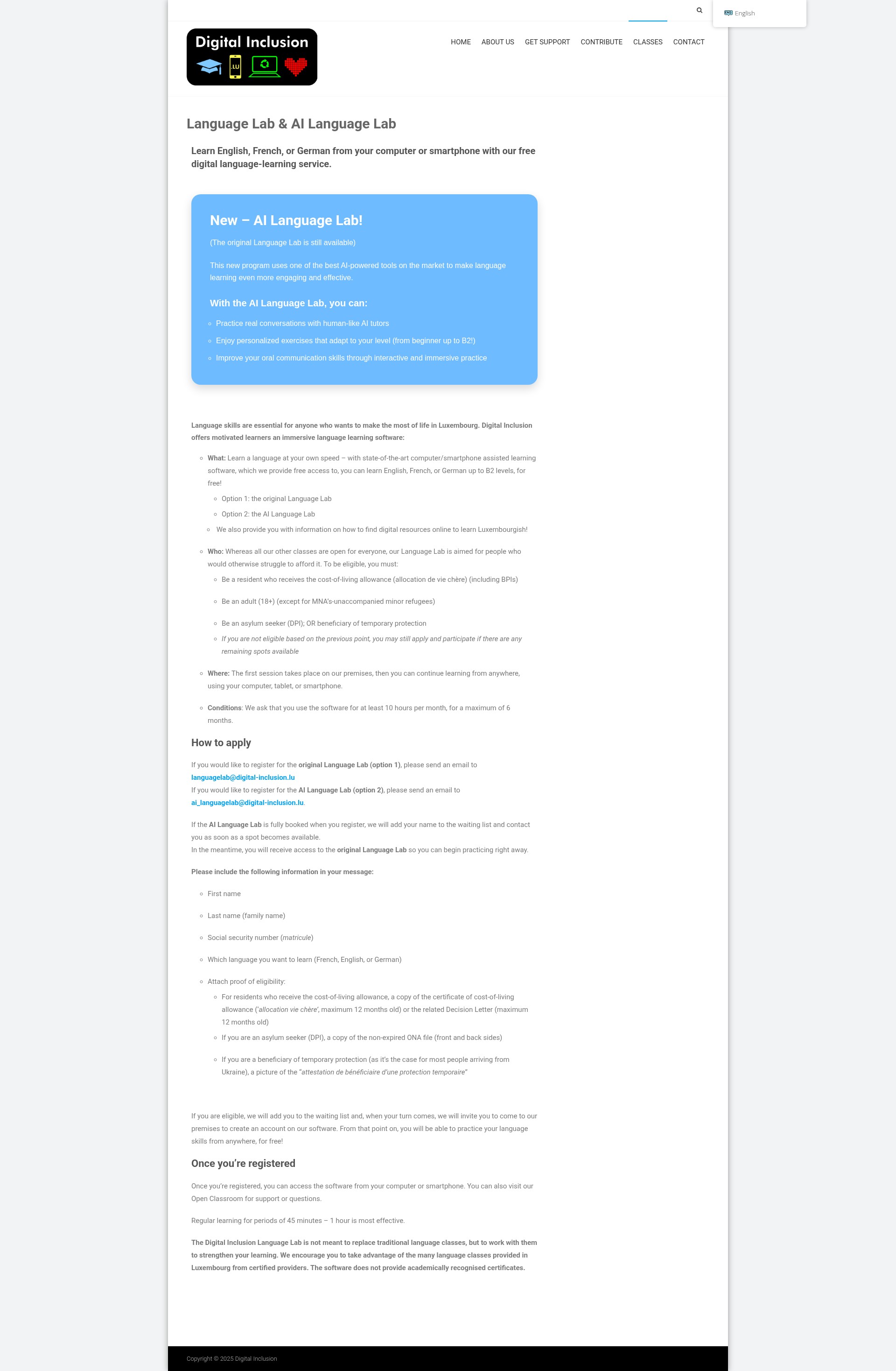 Landing Page