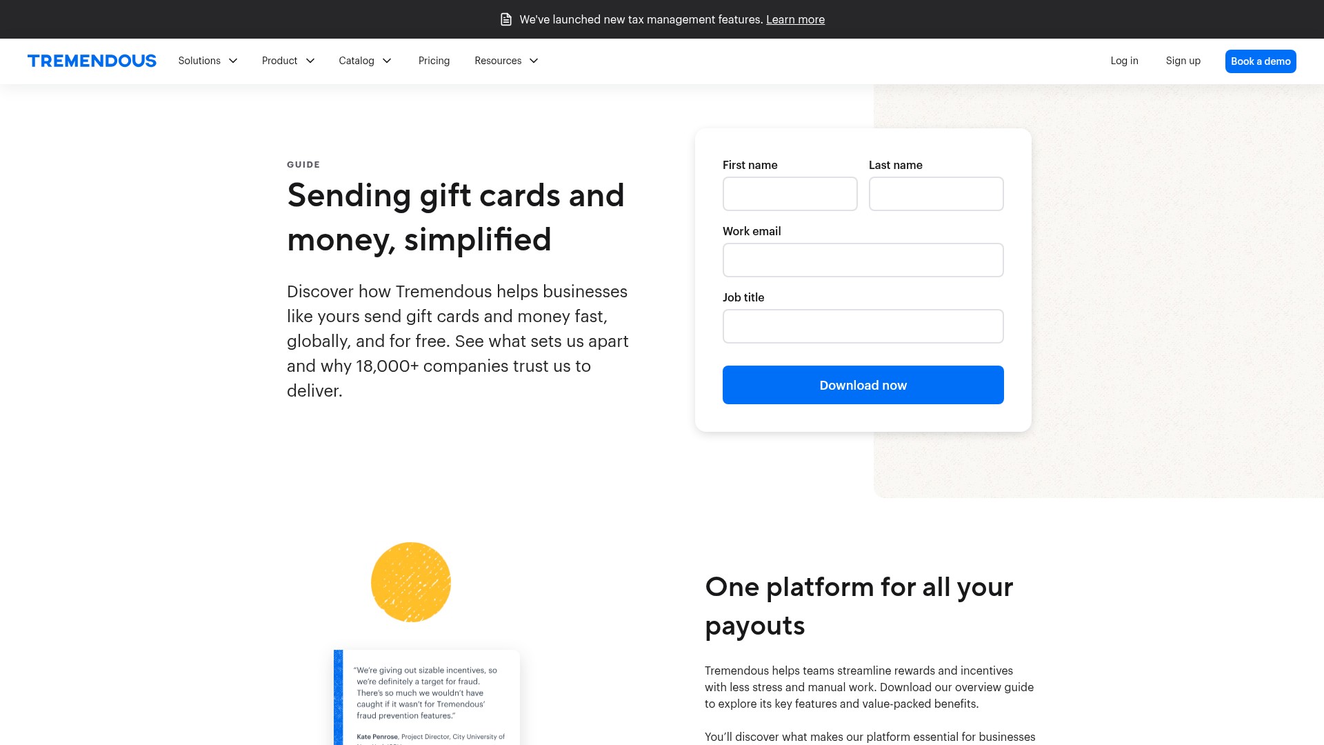 Landing Page