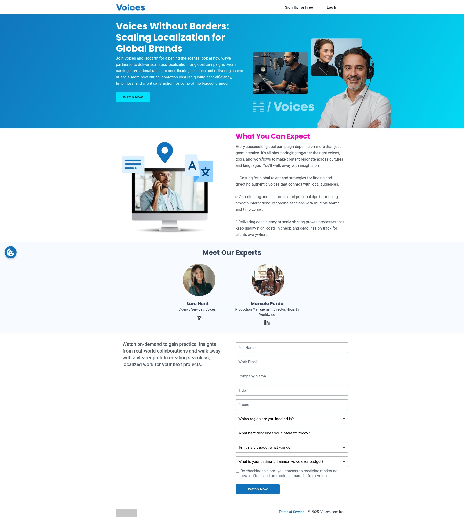 Landing Page