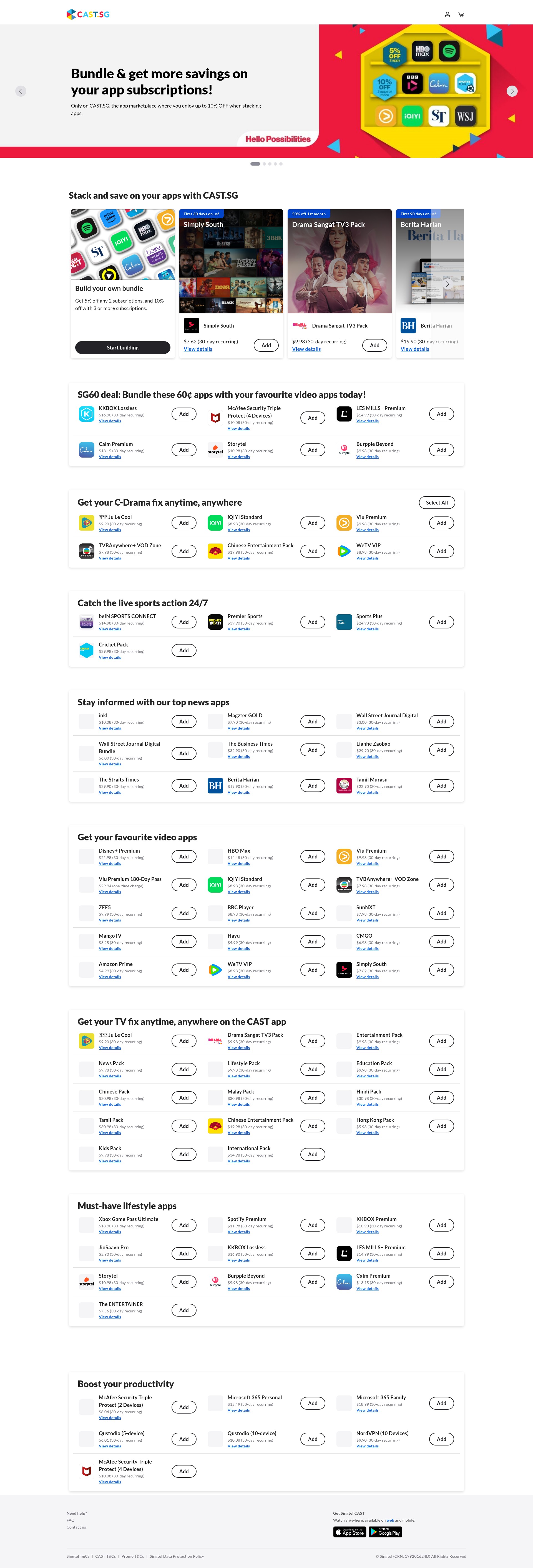 Landing Page