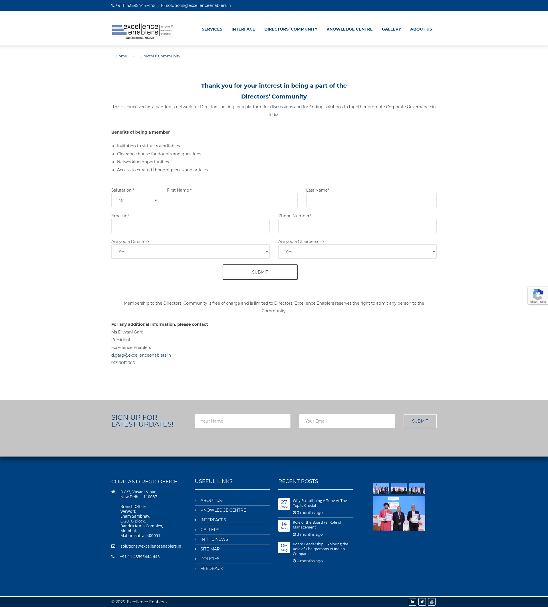 Landing Page