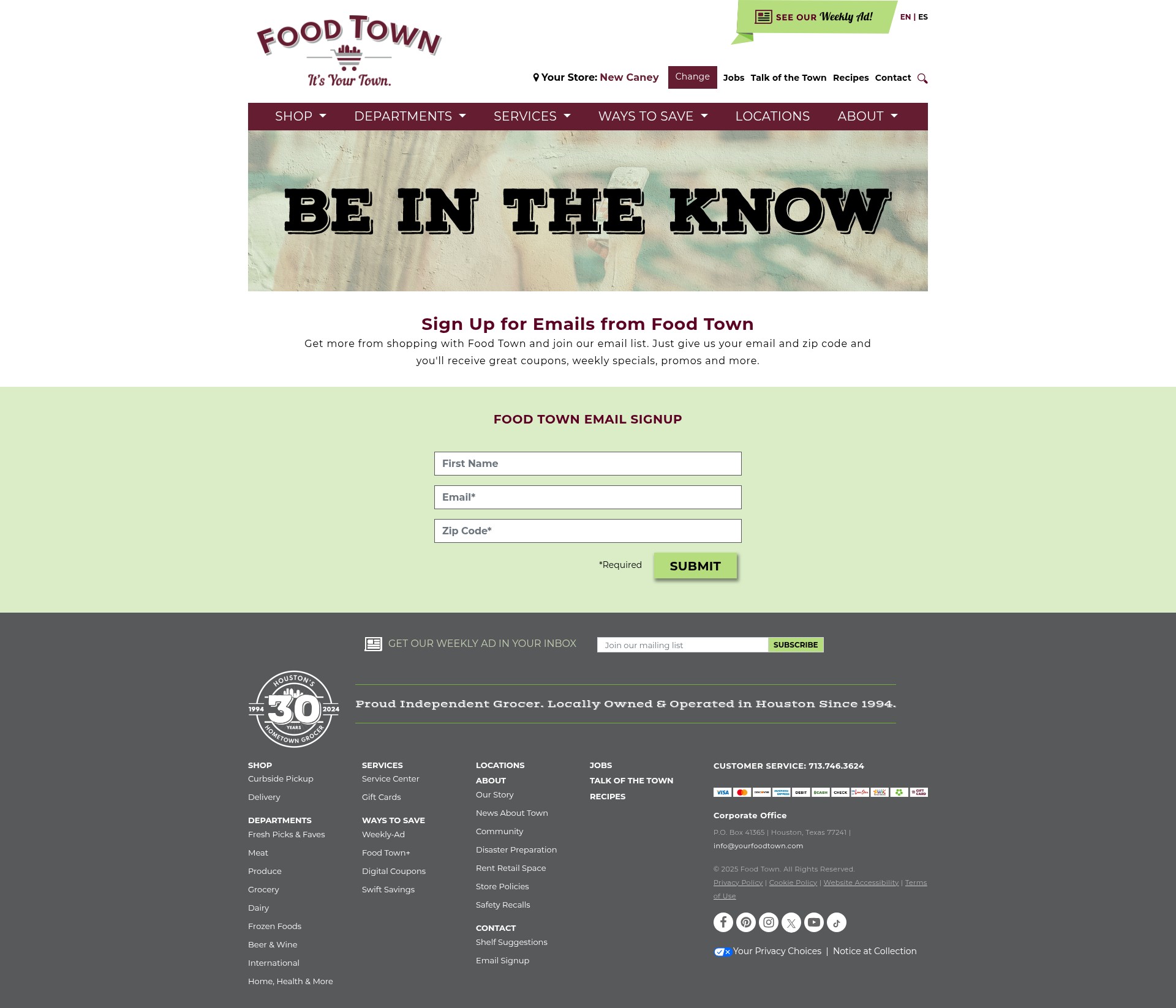 Landing Page