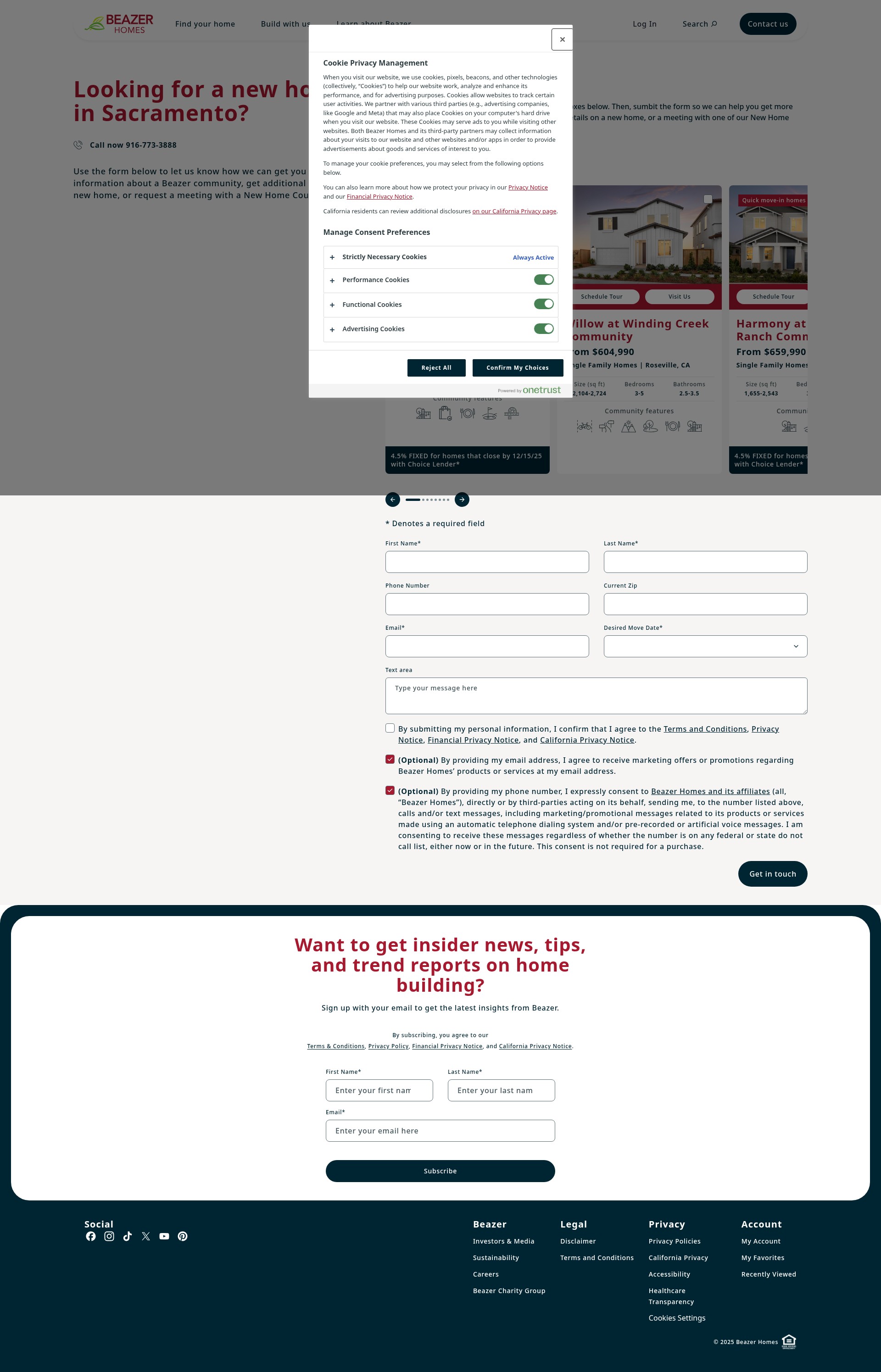 Landing Page