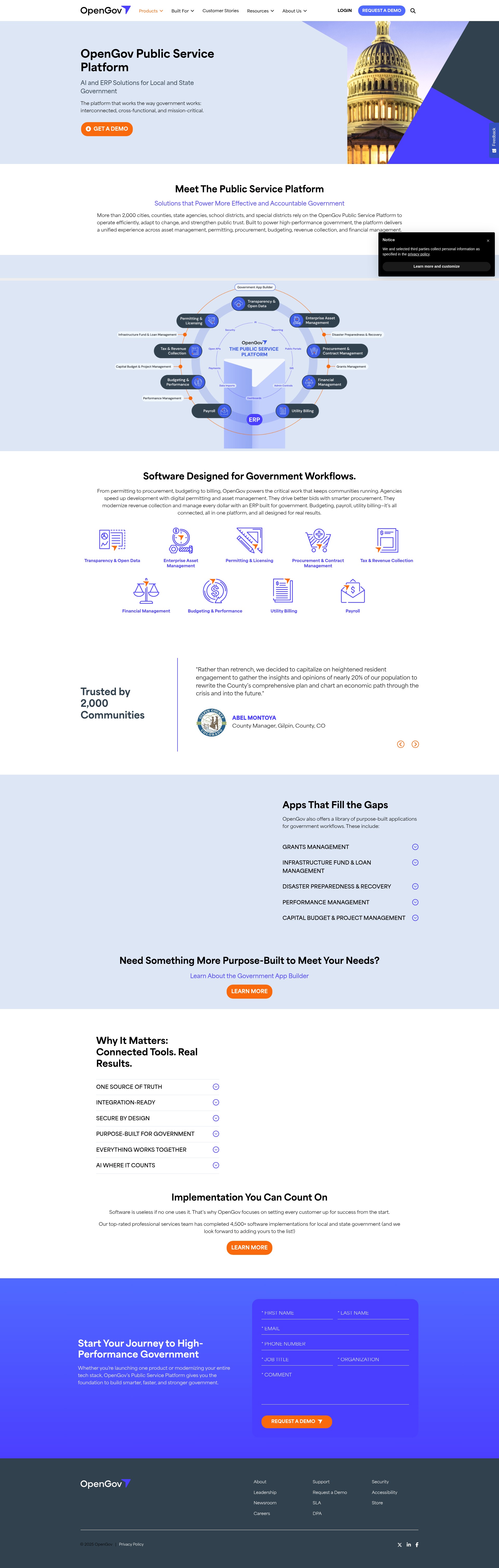 Landing Page