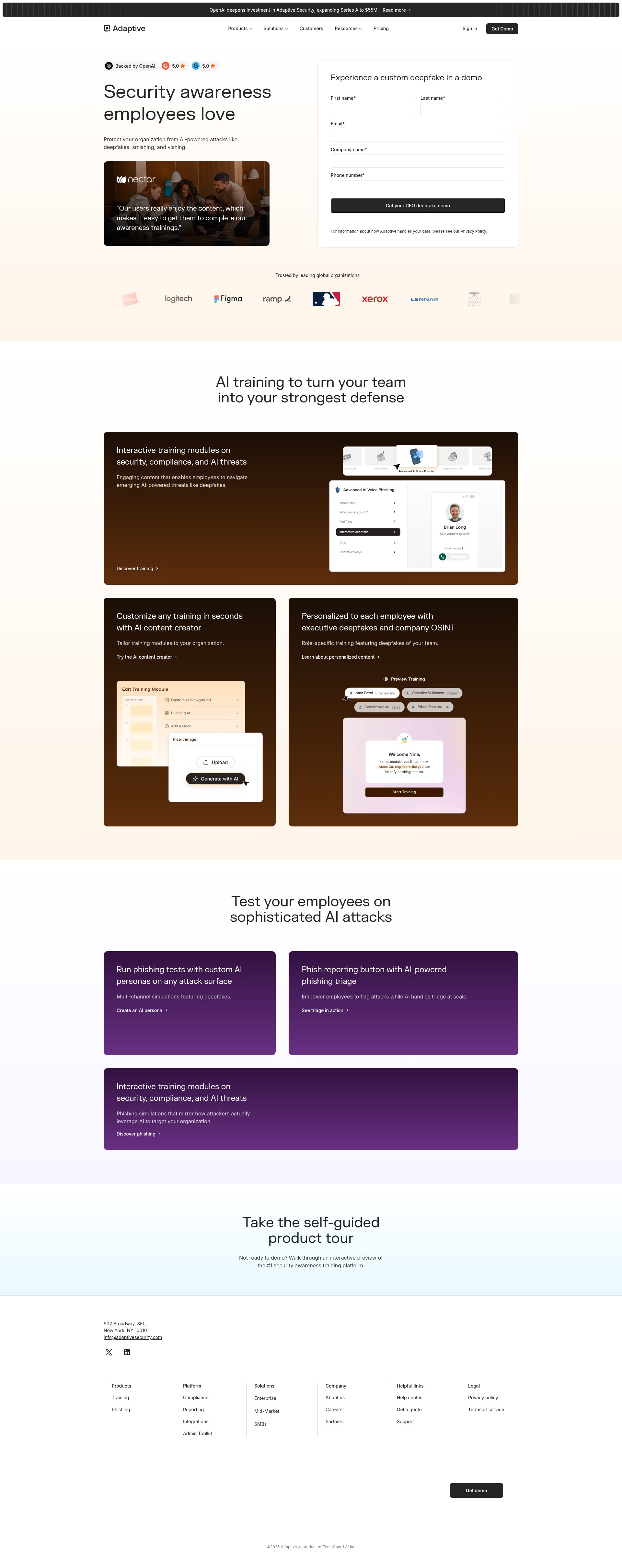 Landing Page