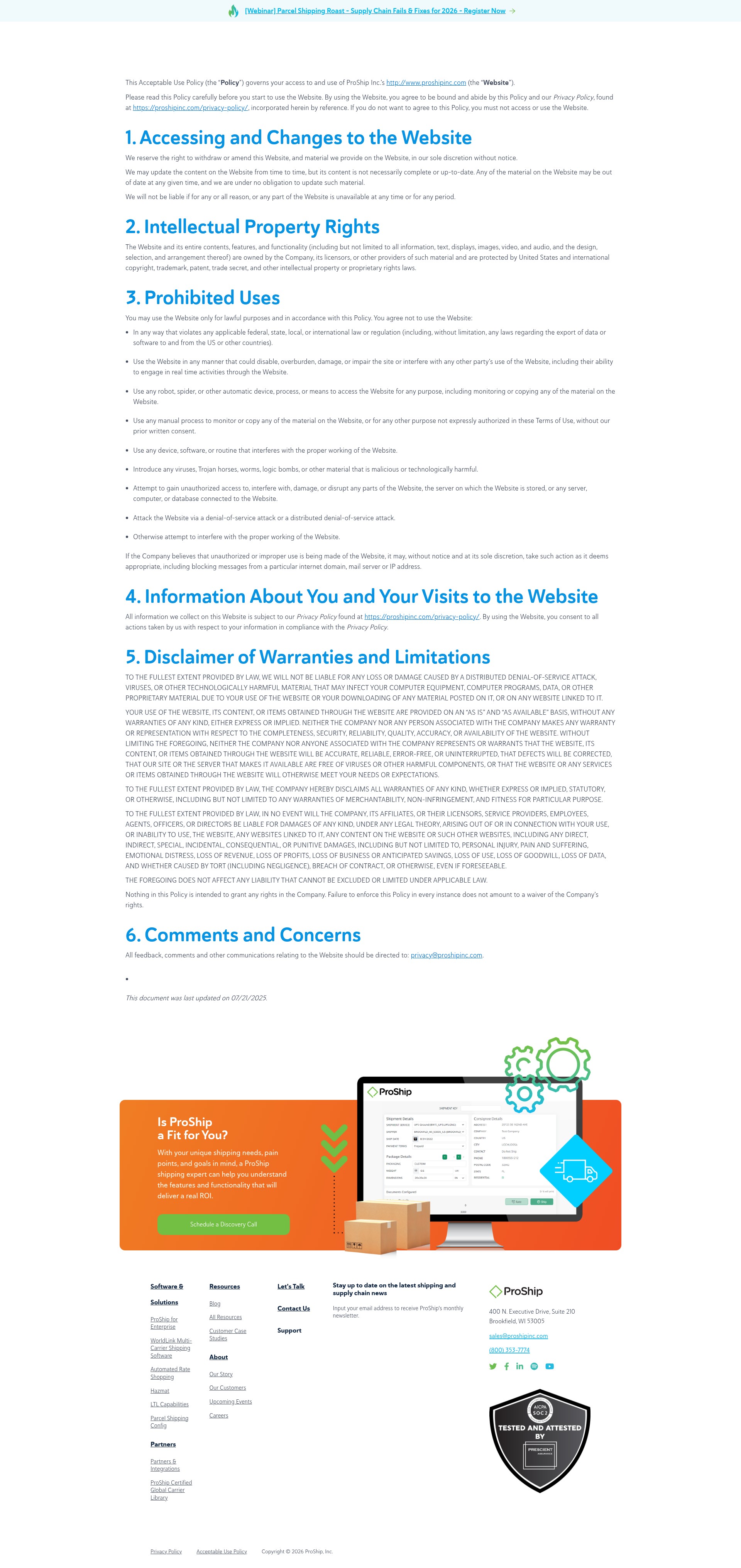 Landing Page