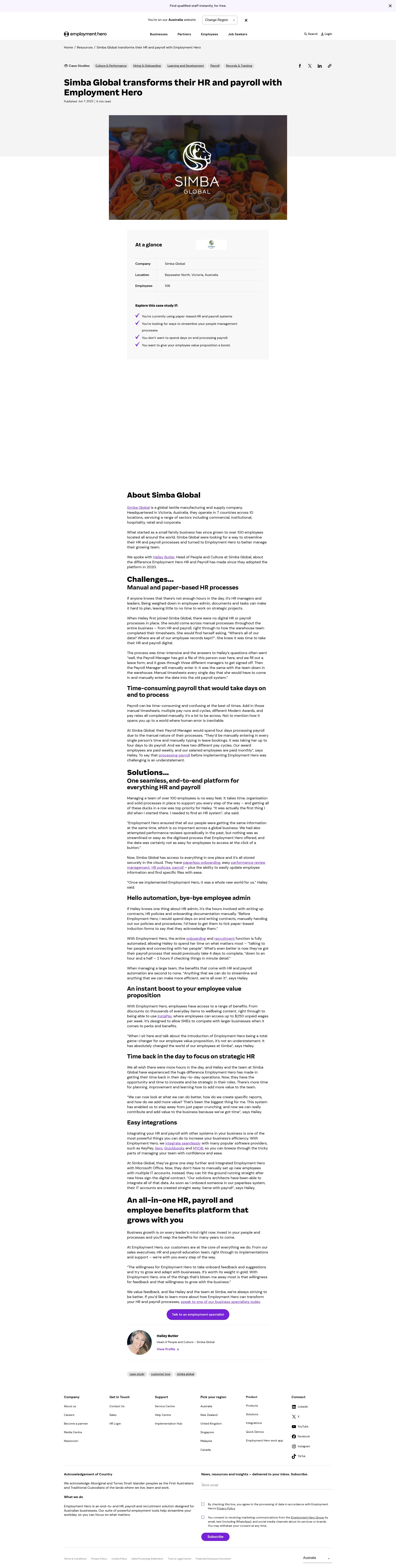 Landing Page