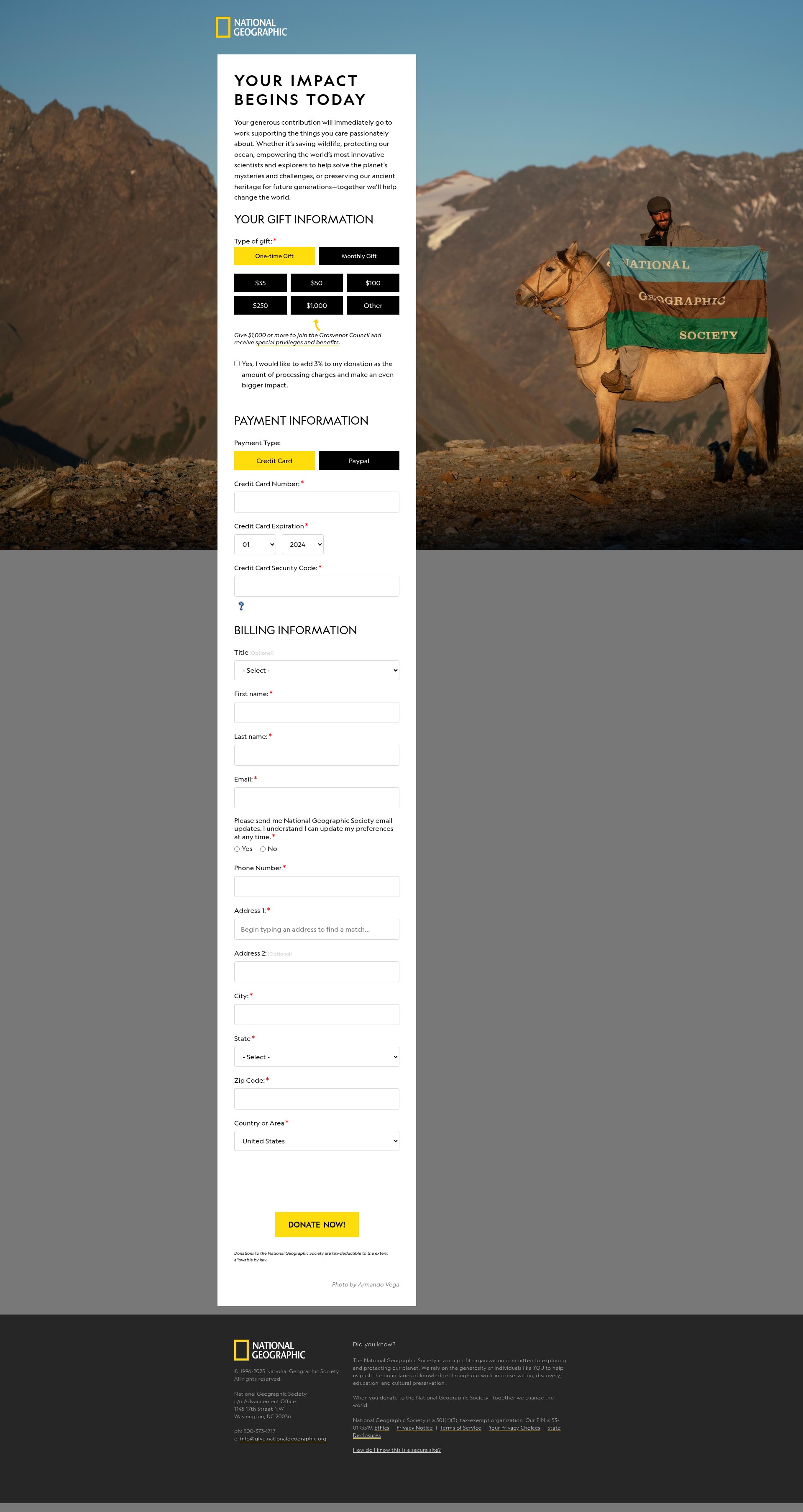 Landing Page