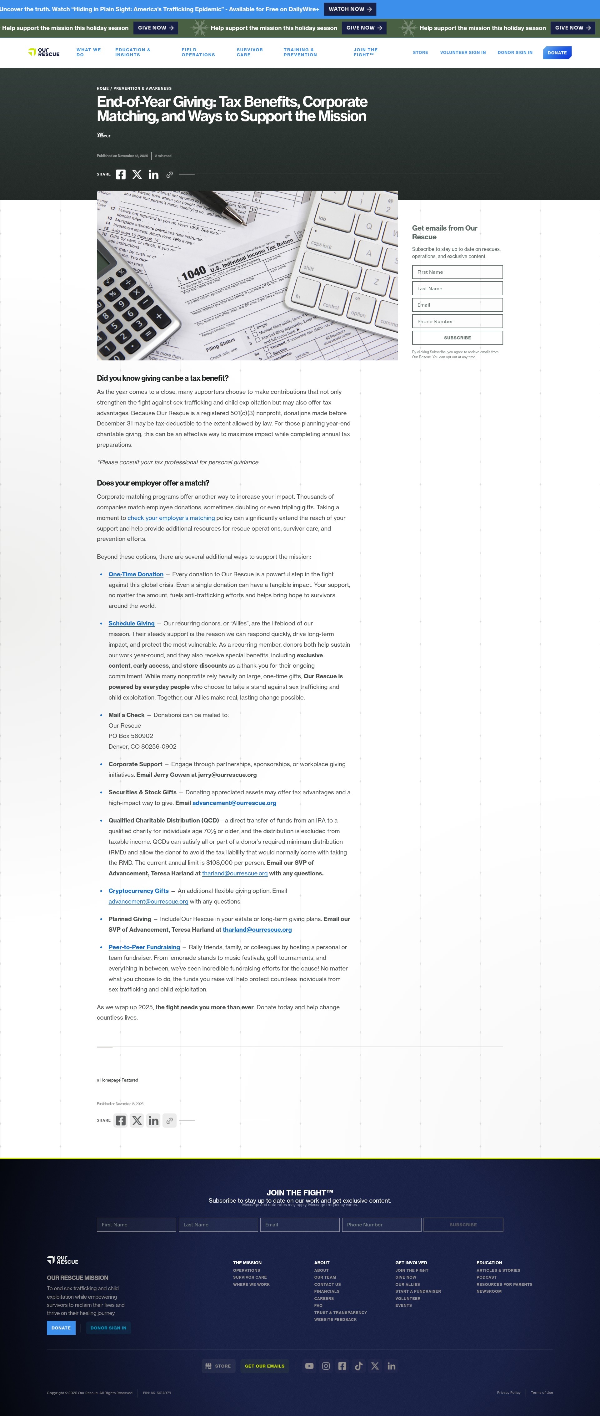 Landing Page