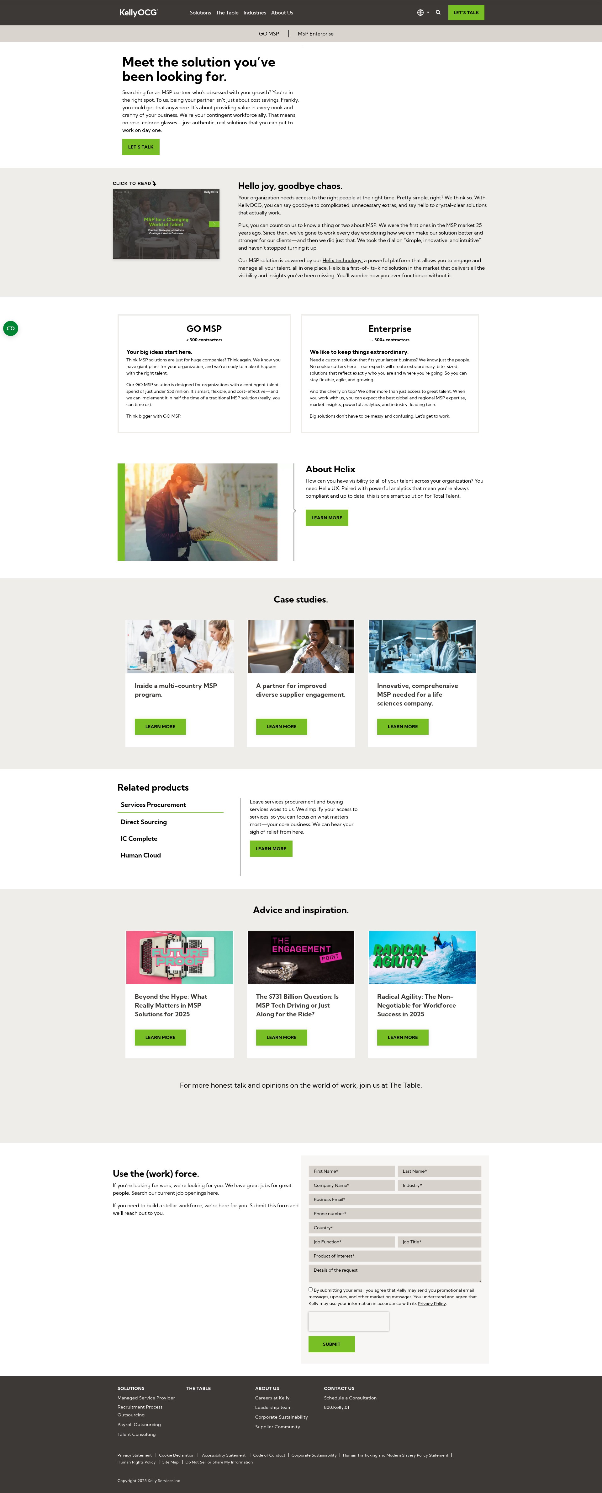 Landing Page