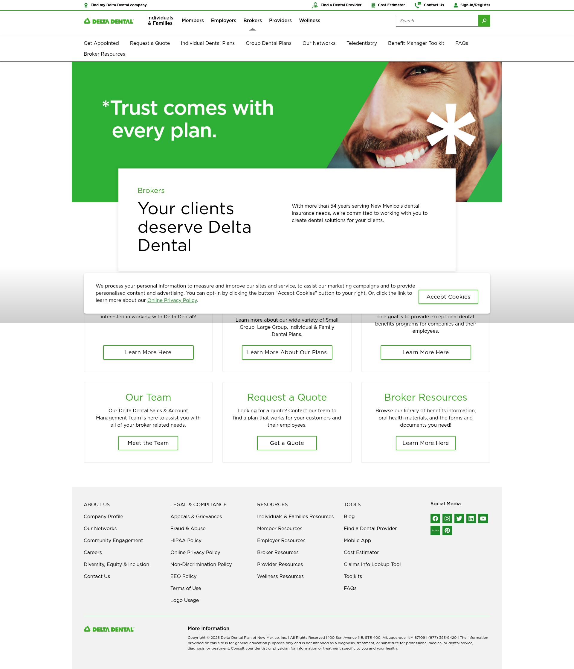 Landing Page