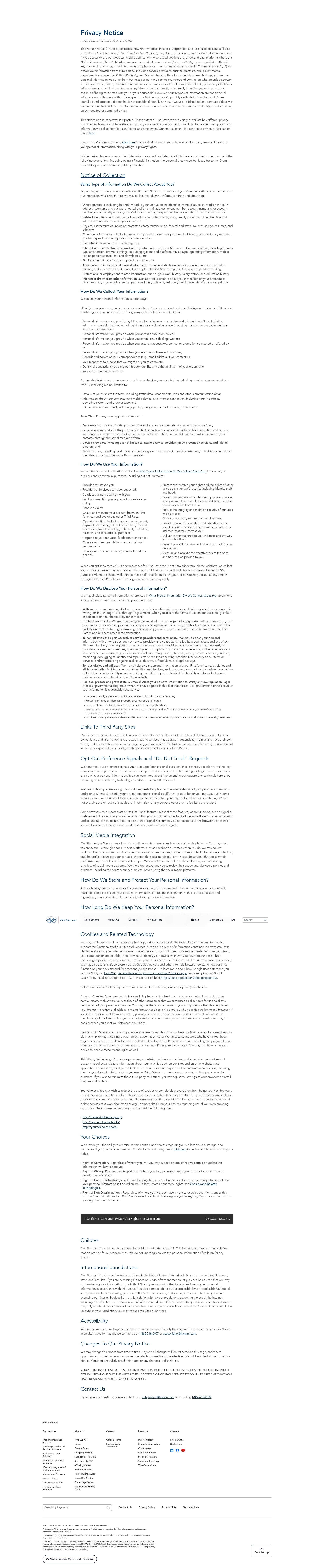 Landing Page