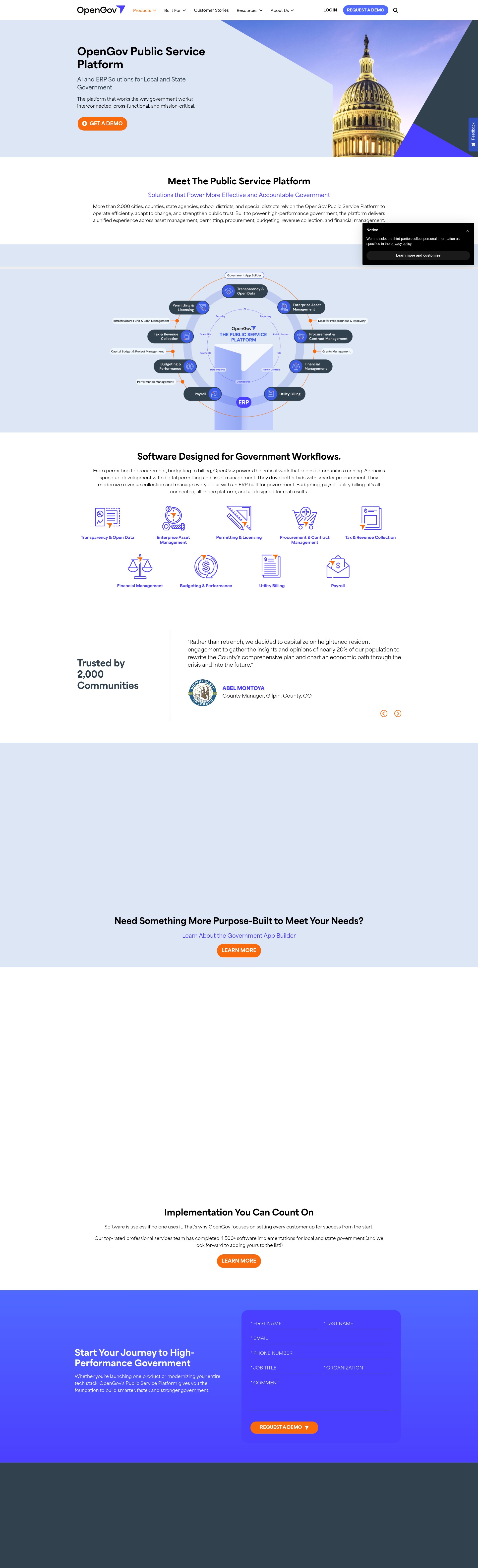 Landing Page