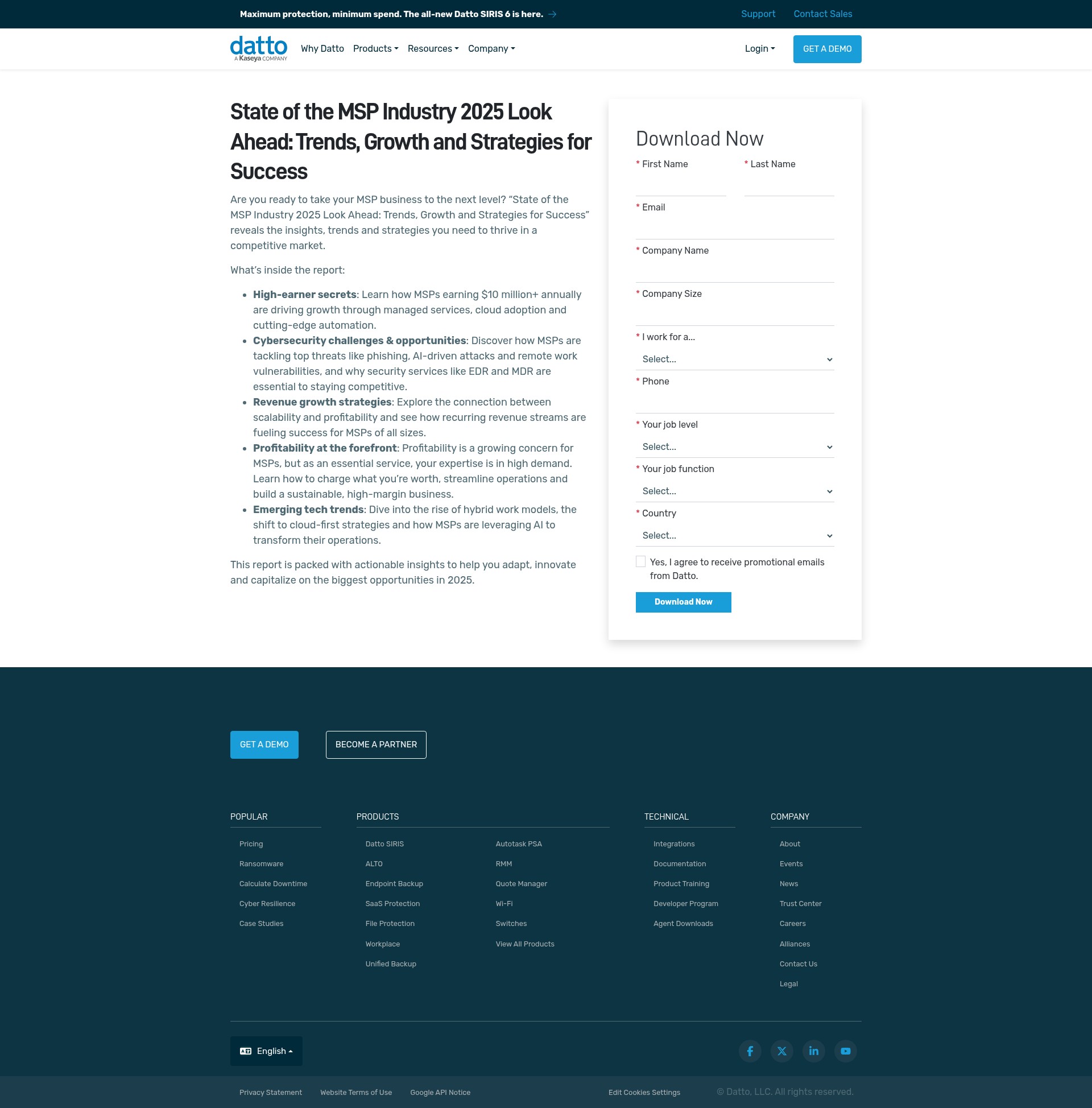 Landing Page