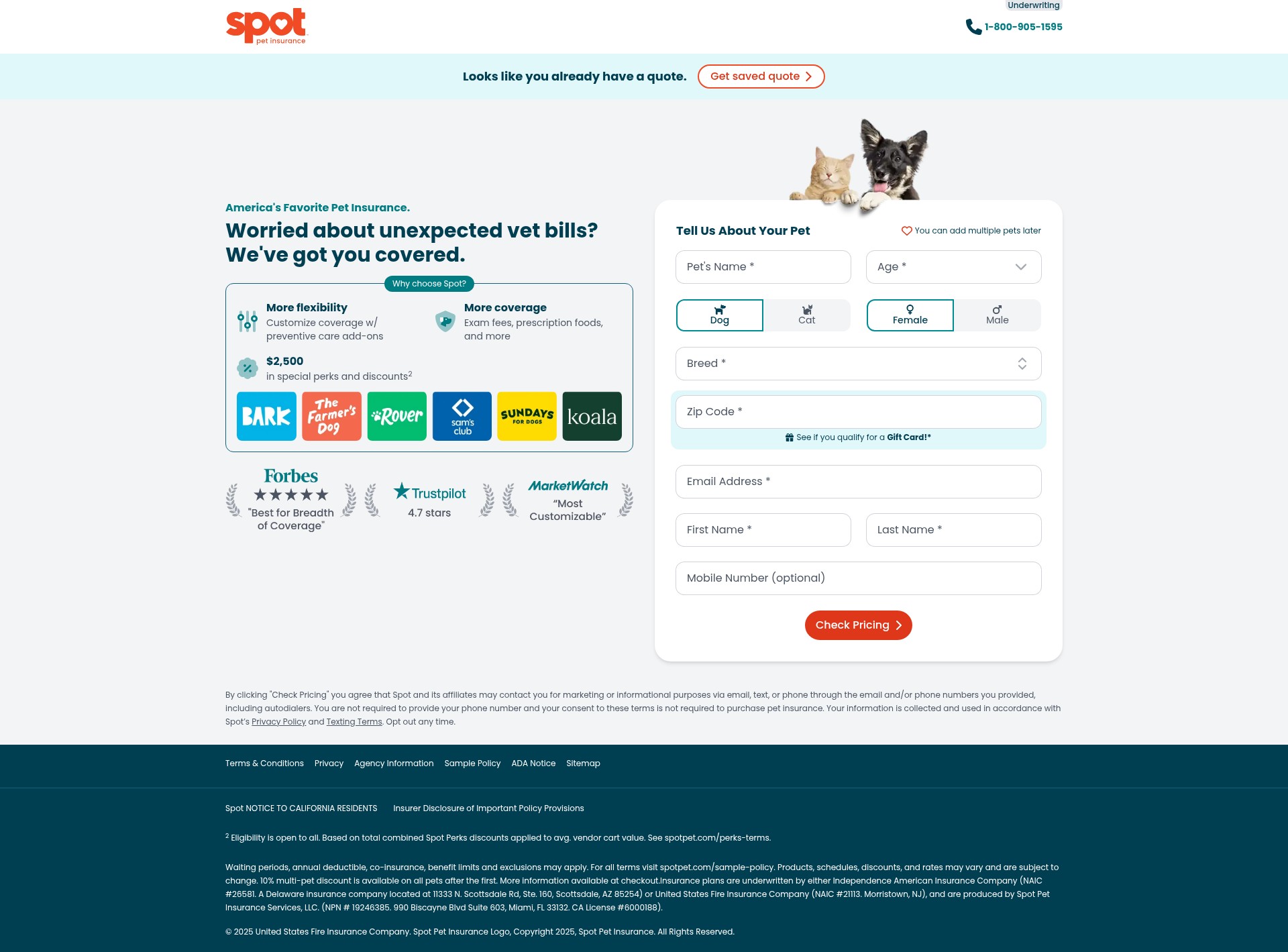 Landing Page