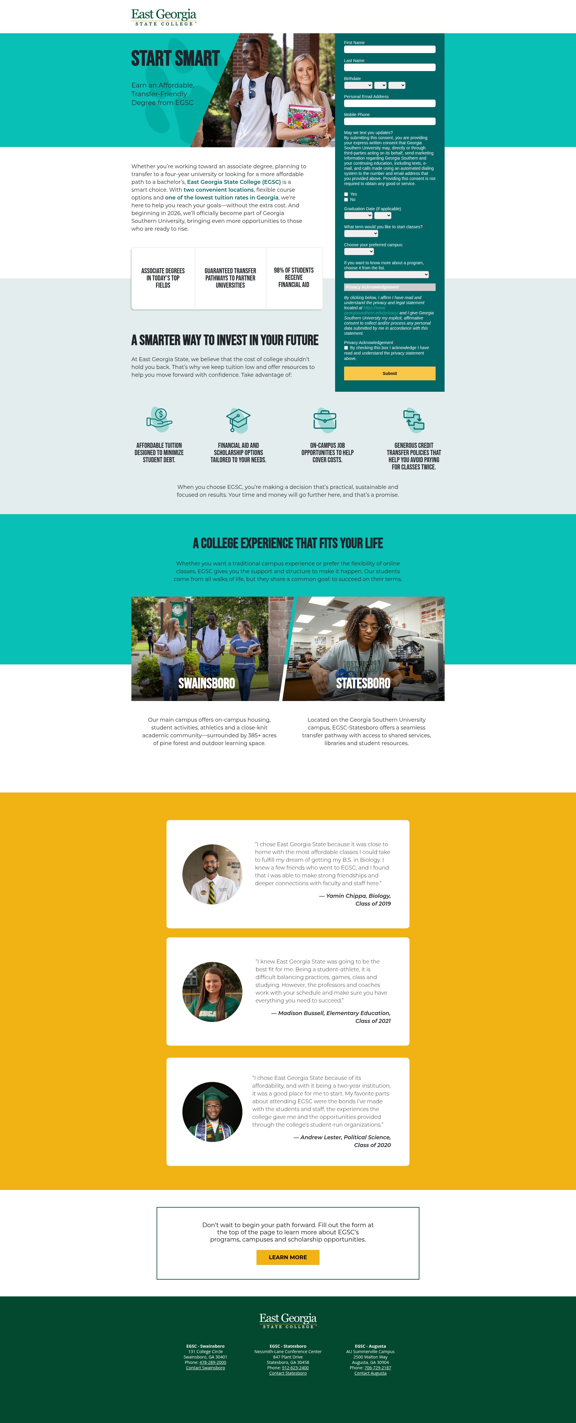 Landing Page