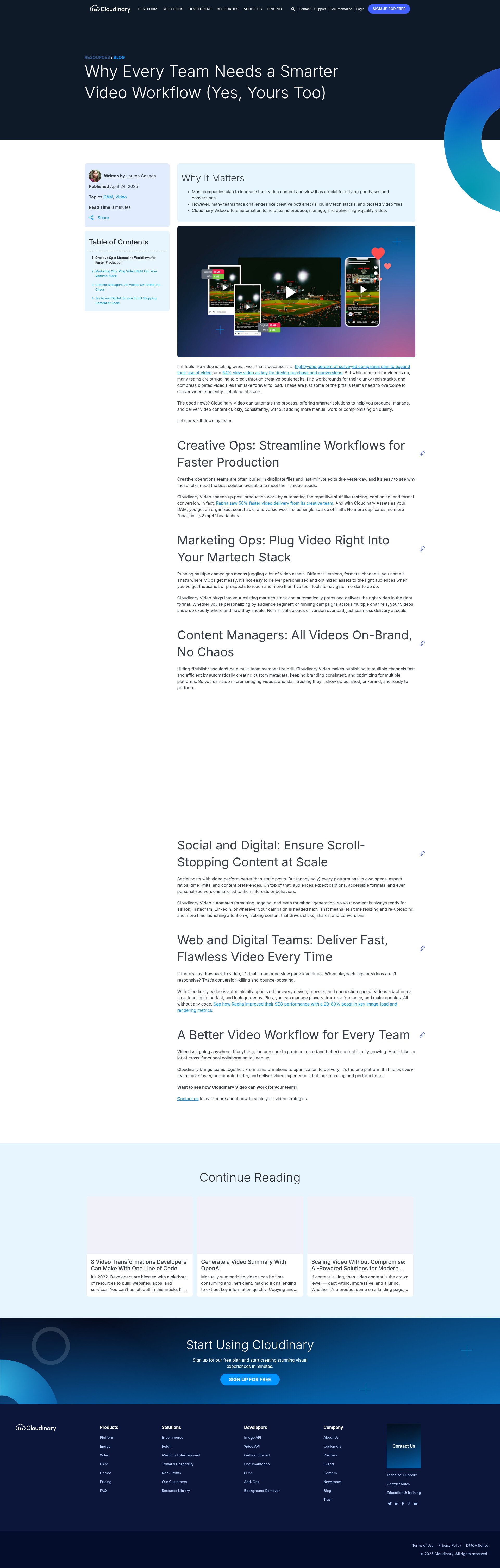 Landing Page