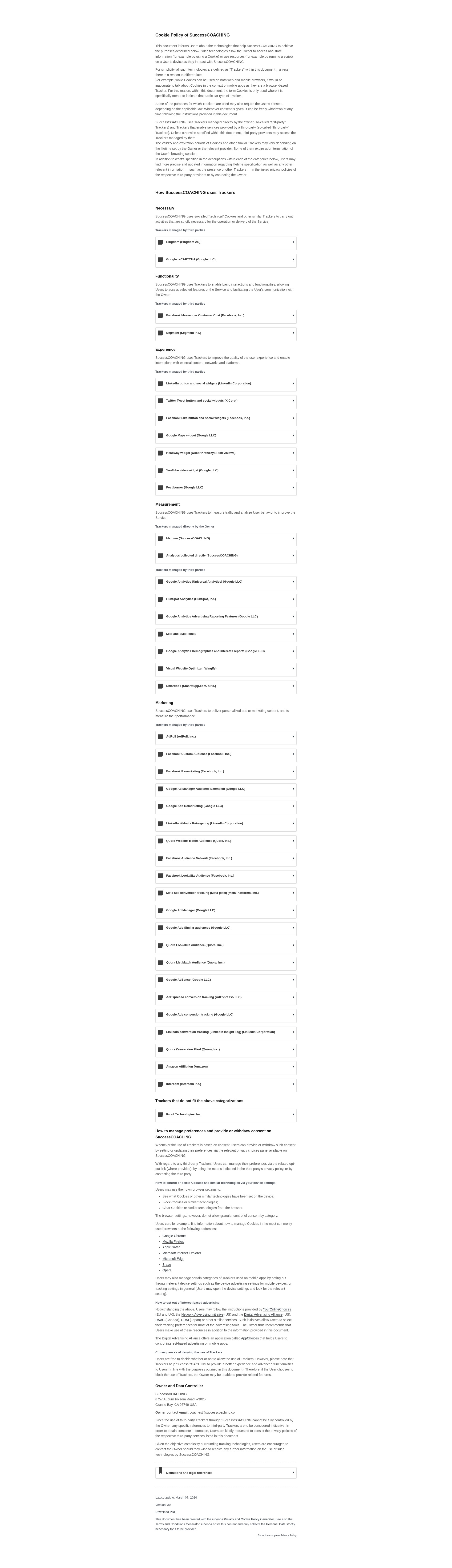 Landing Page