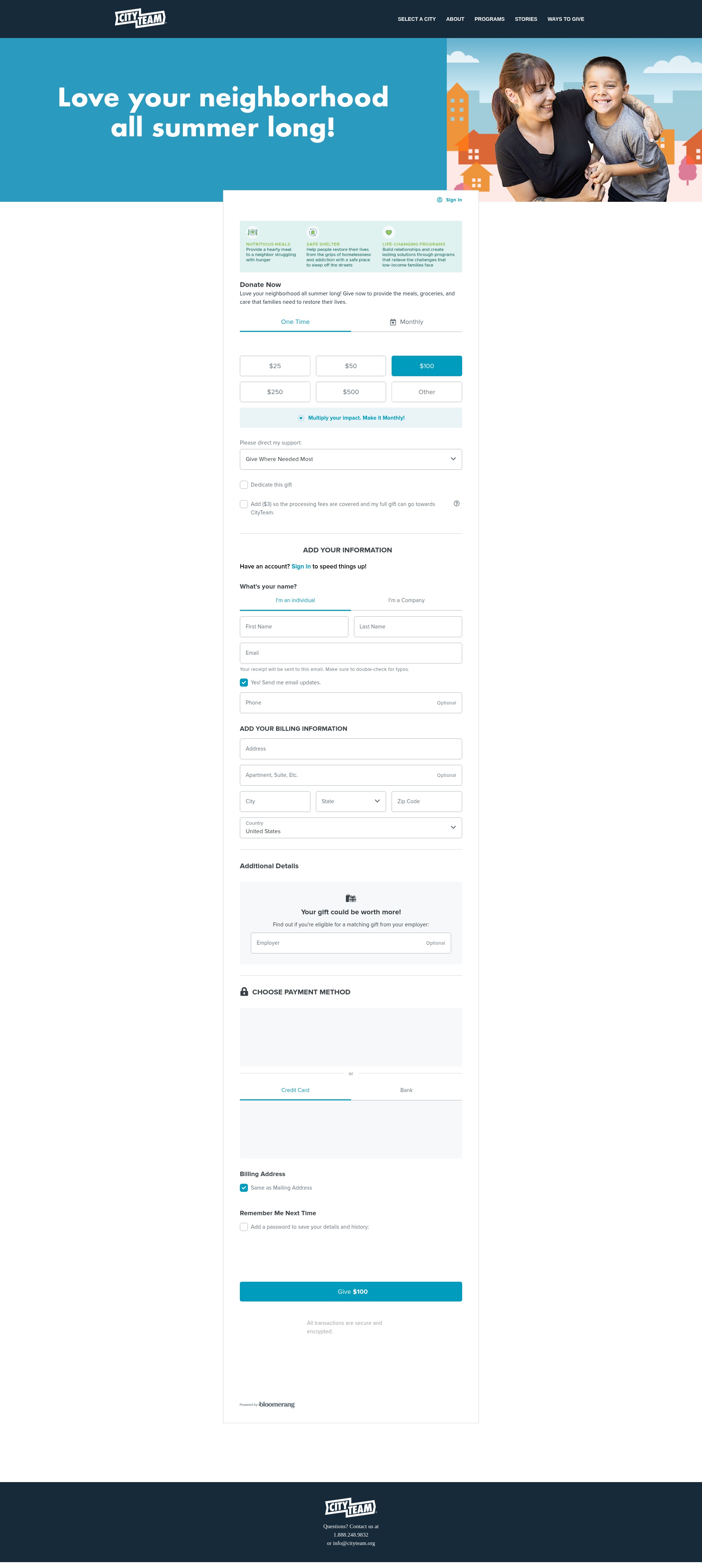 Landing Page