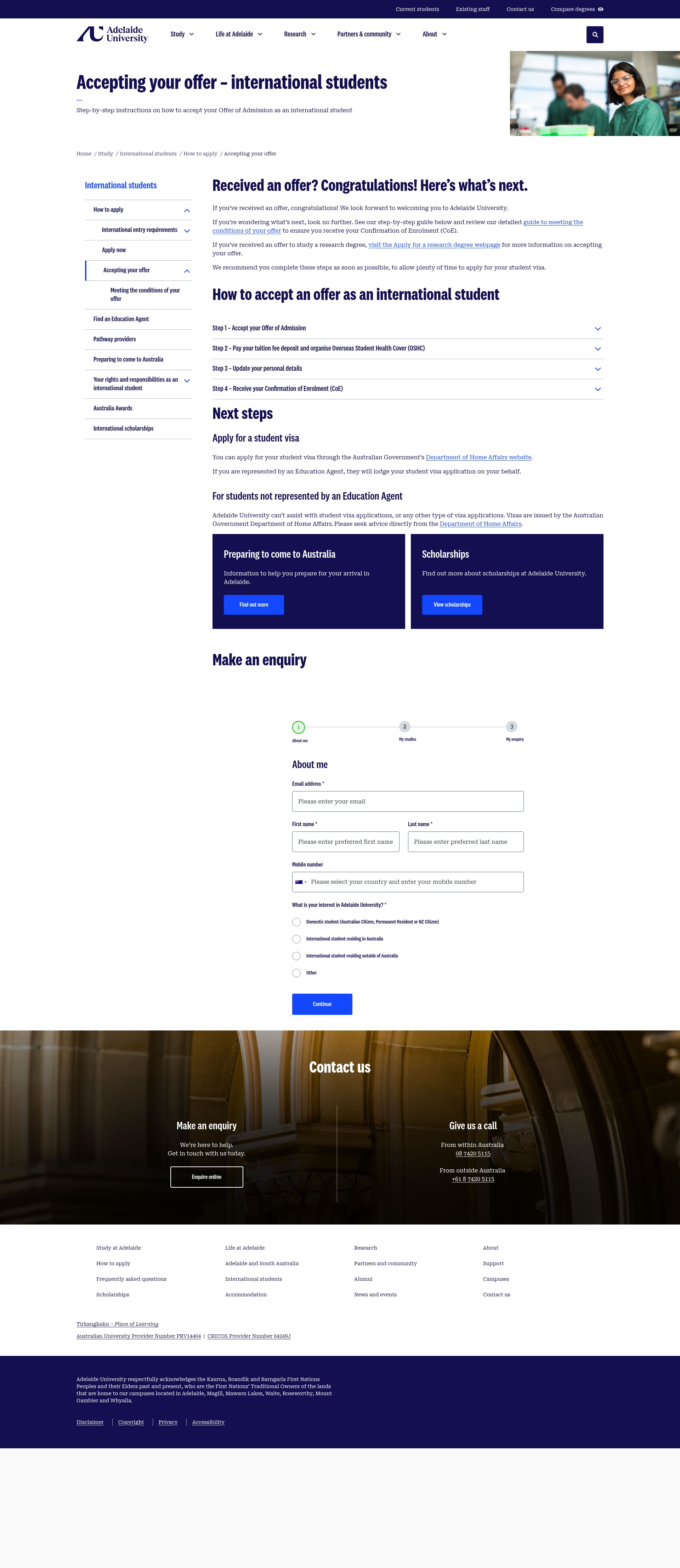 Landing Page