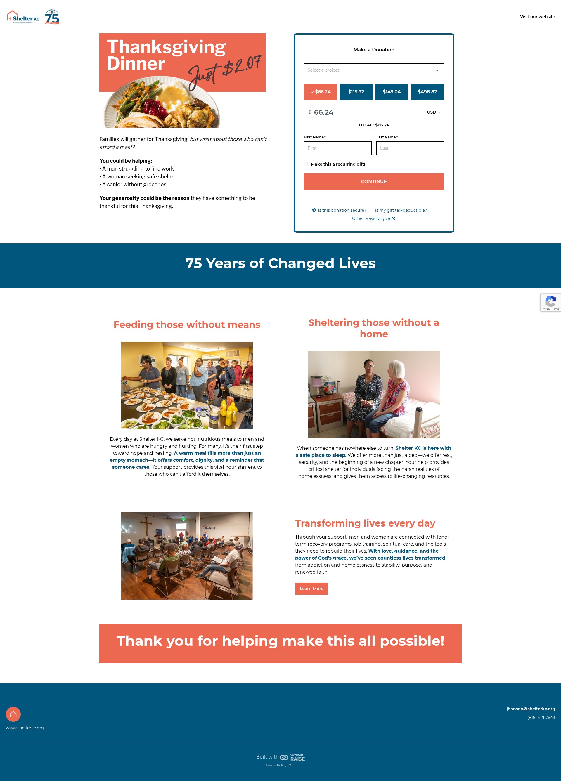 Landing Page