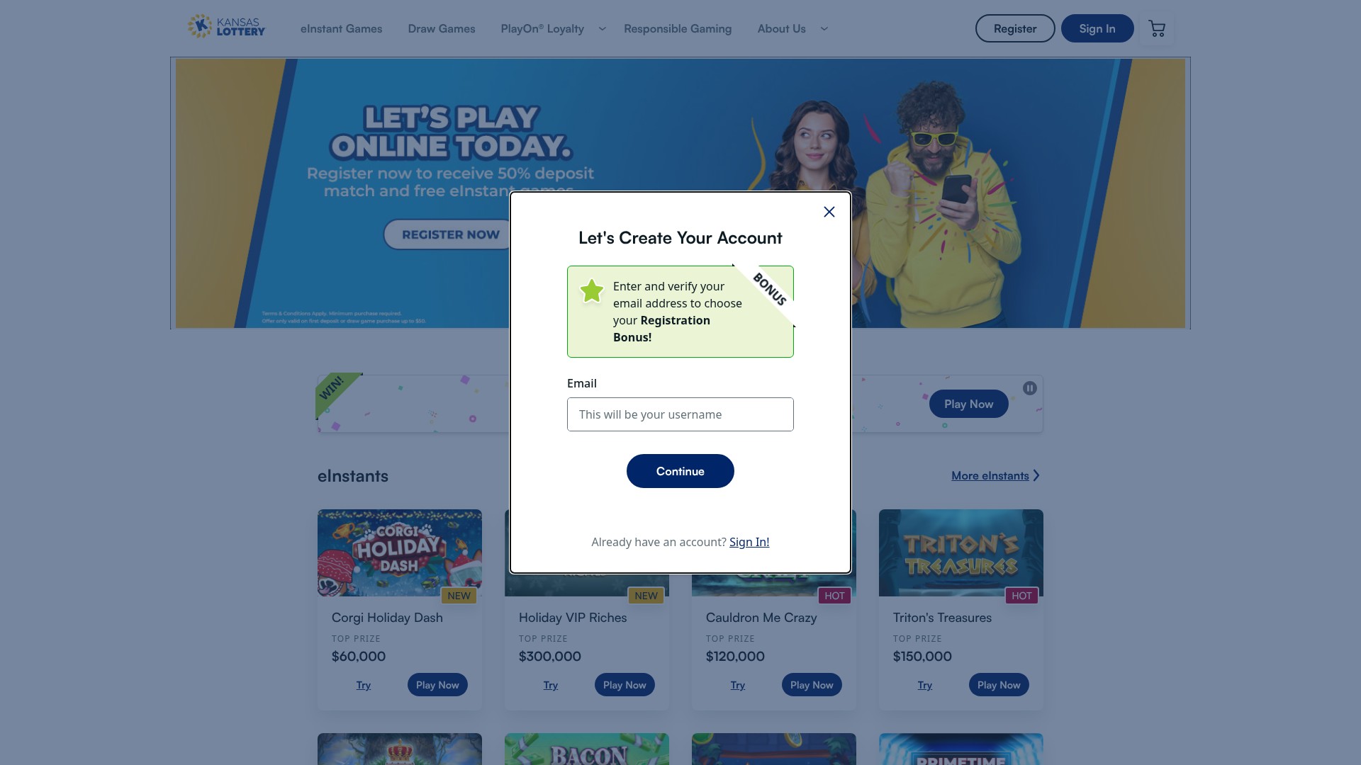 Landing Page