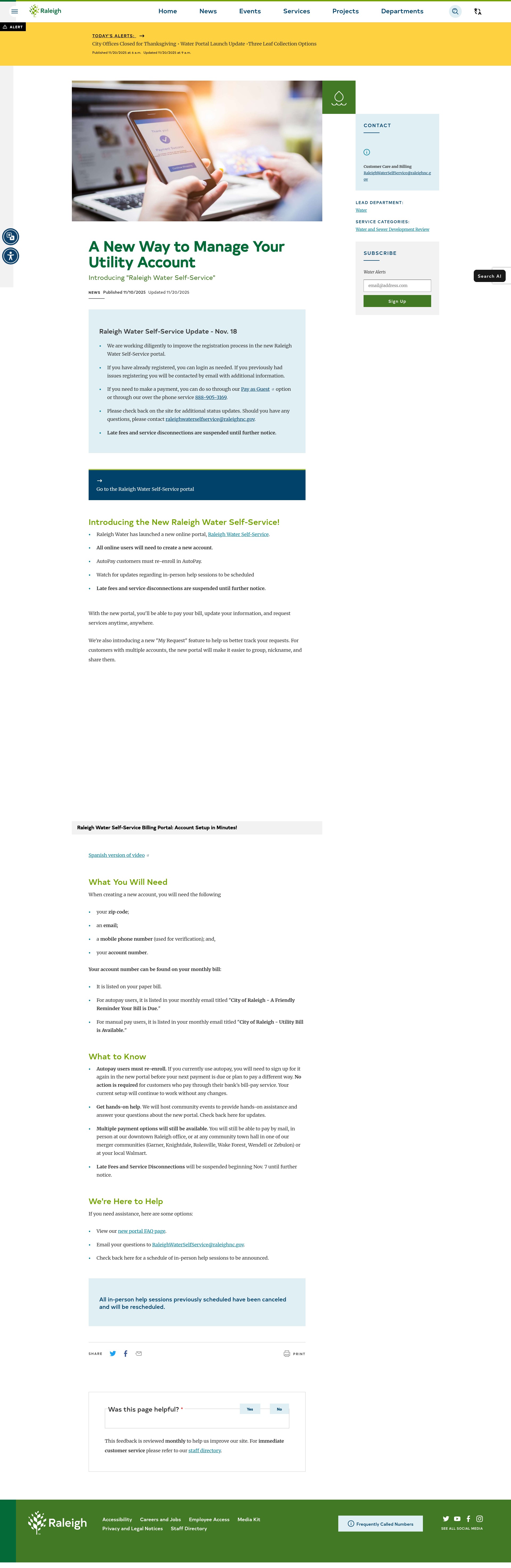 Landing Page