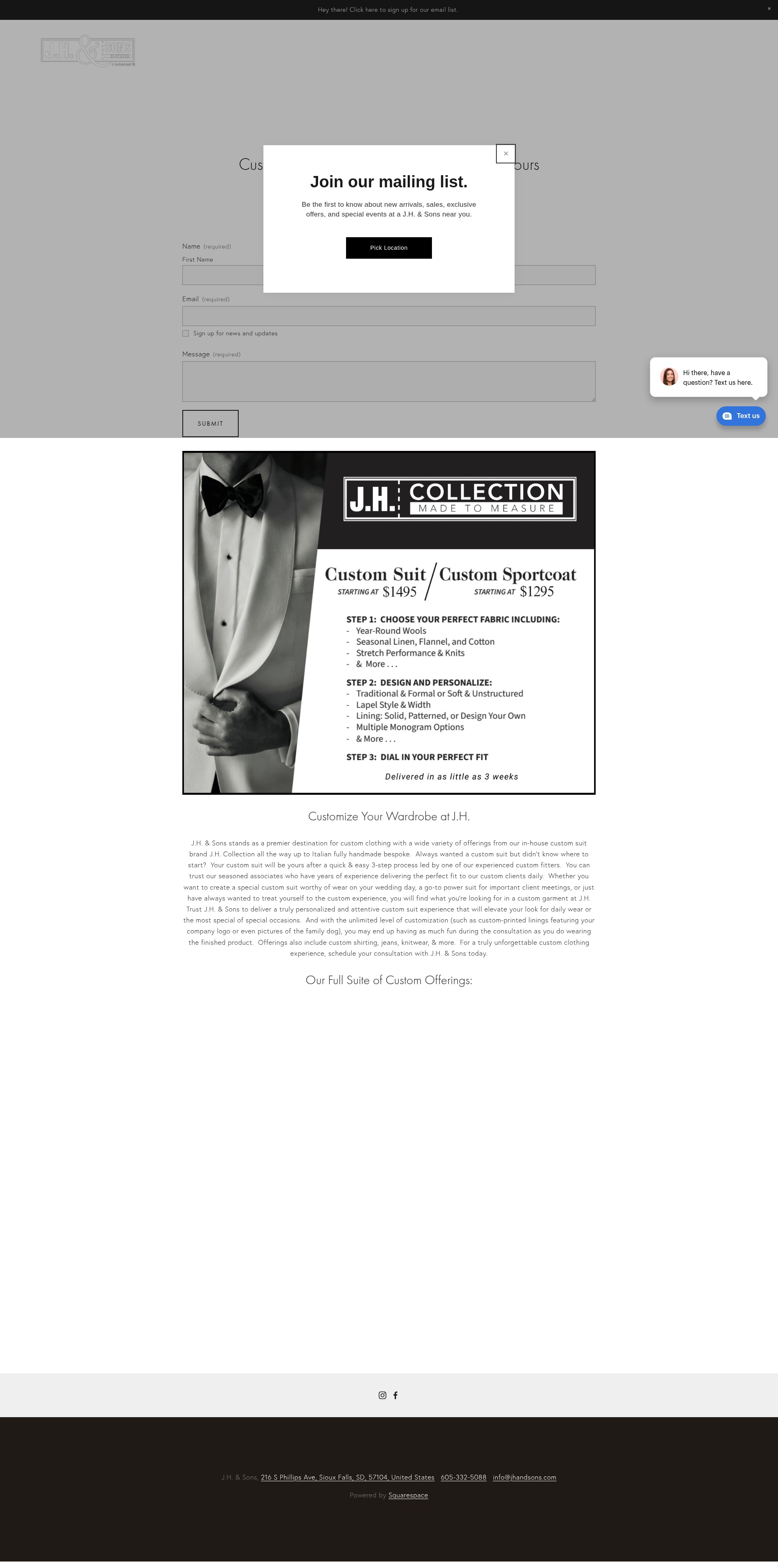 Landing Page