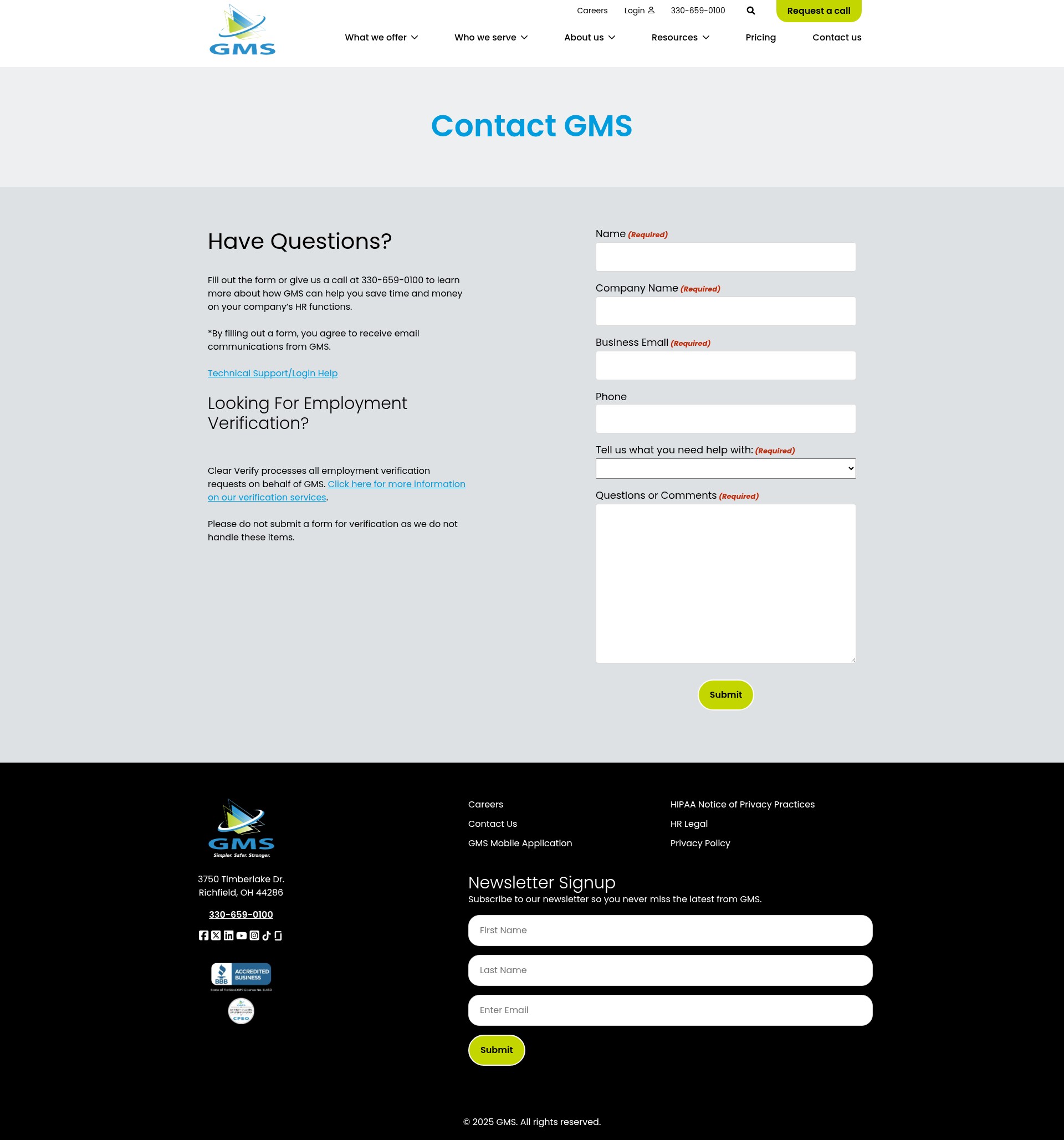 Landing Page